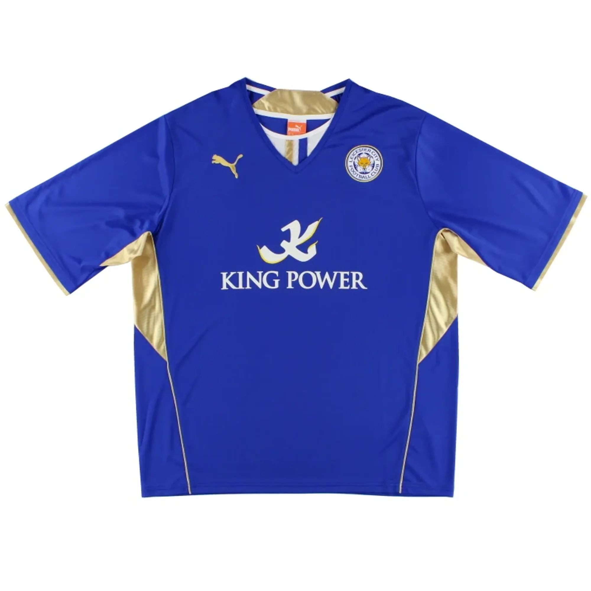 2013-14 Leicester Puma Home Shirt M - Leicester City / Very Good 
