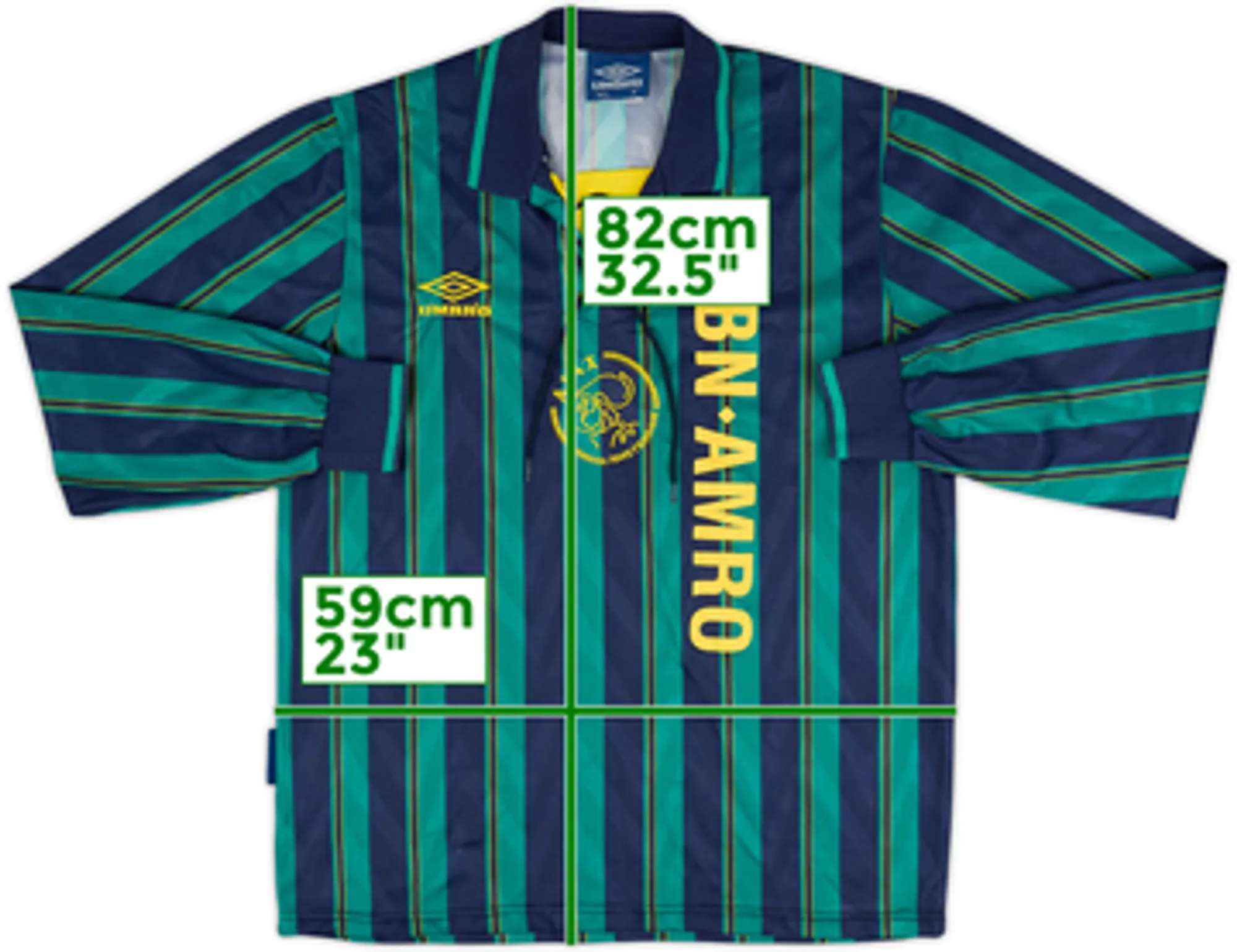 1993-94 Ajax Away L/S Shirt - 8/10 - (XL)