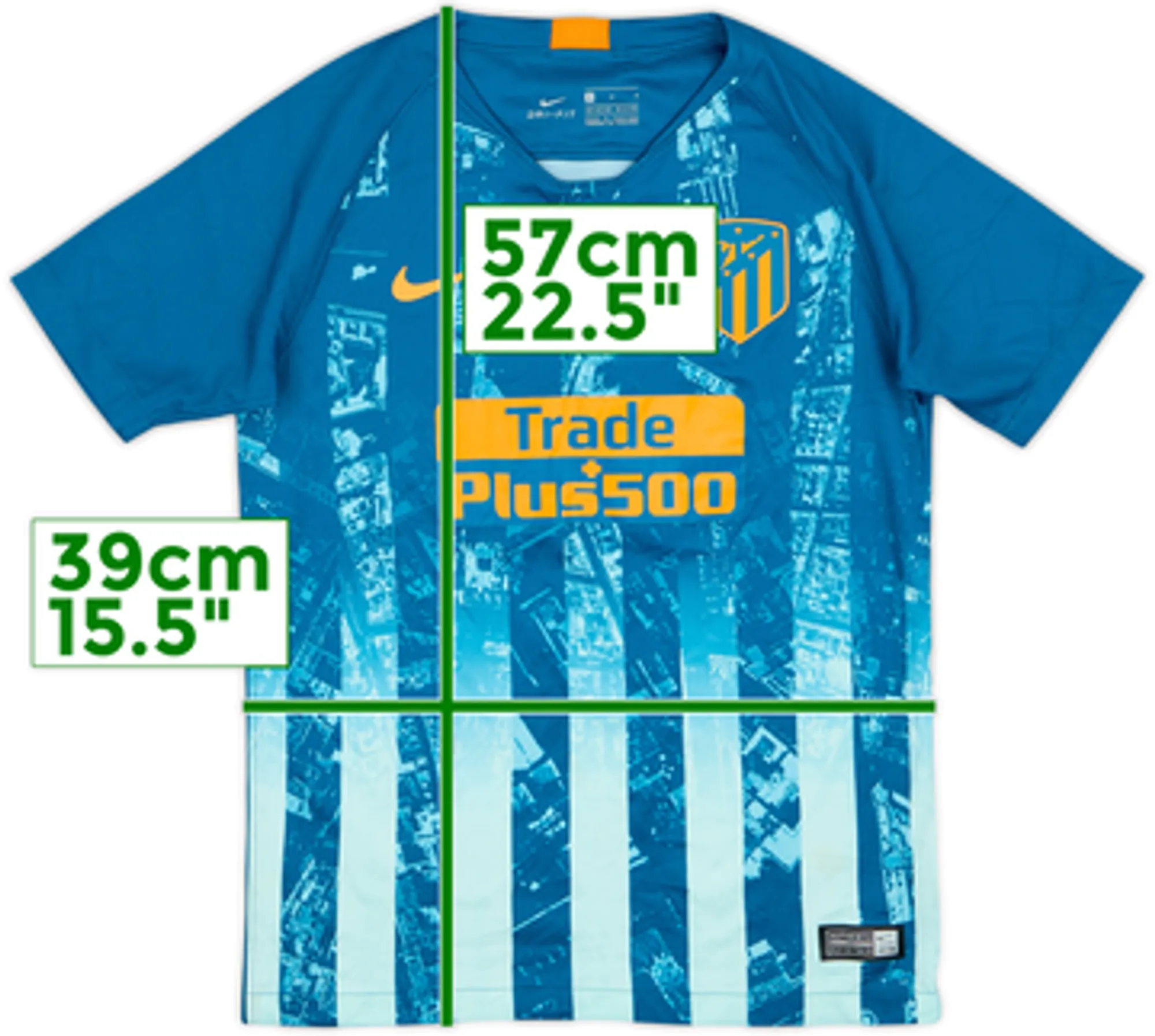 2018-19 Atletico Madrid Third Shirt - 7/10 - (M.Boys)