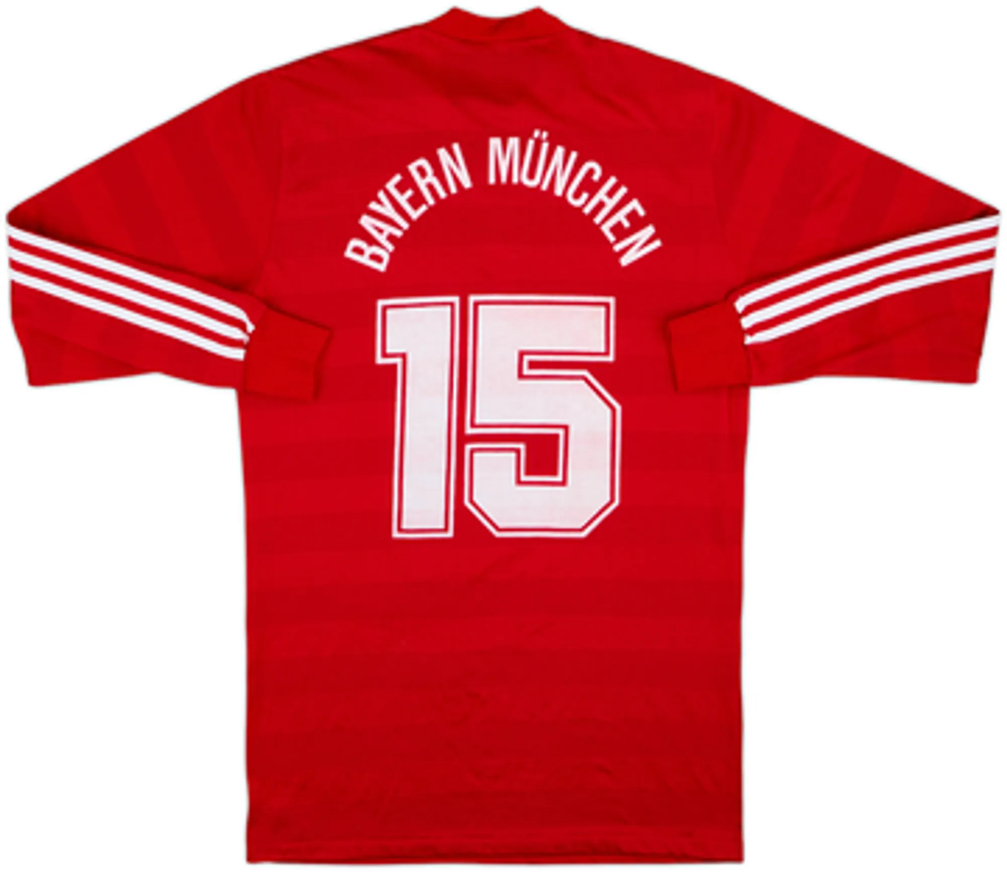 1987-88 Bayern Munich Home L/S Shirt #15 - 9/10 - (L)