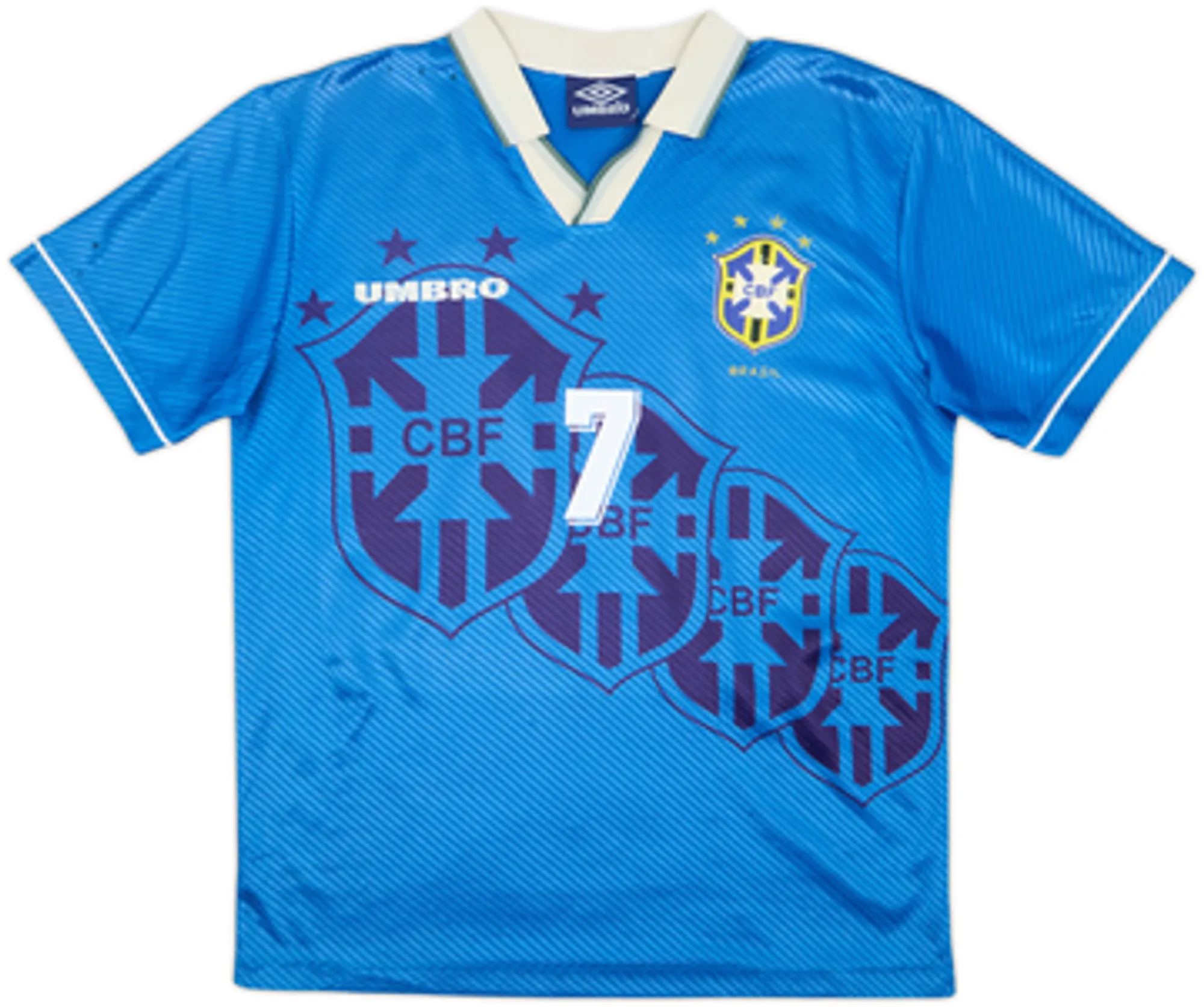1994-97 Brazil Away Shirt Bebeto #7 - 5/10 - (L)