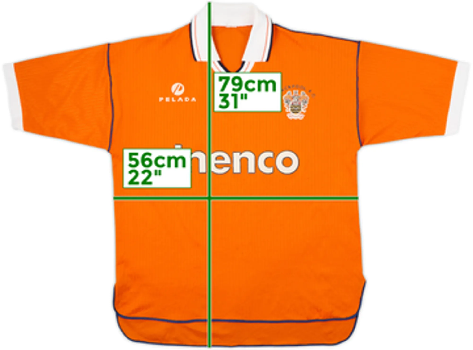 1993-95 Blackpool Home Shirt - 9/10 - (M)