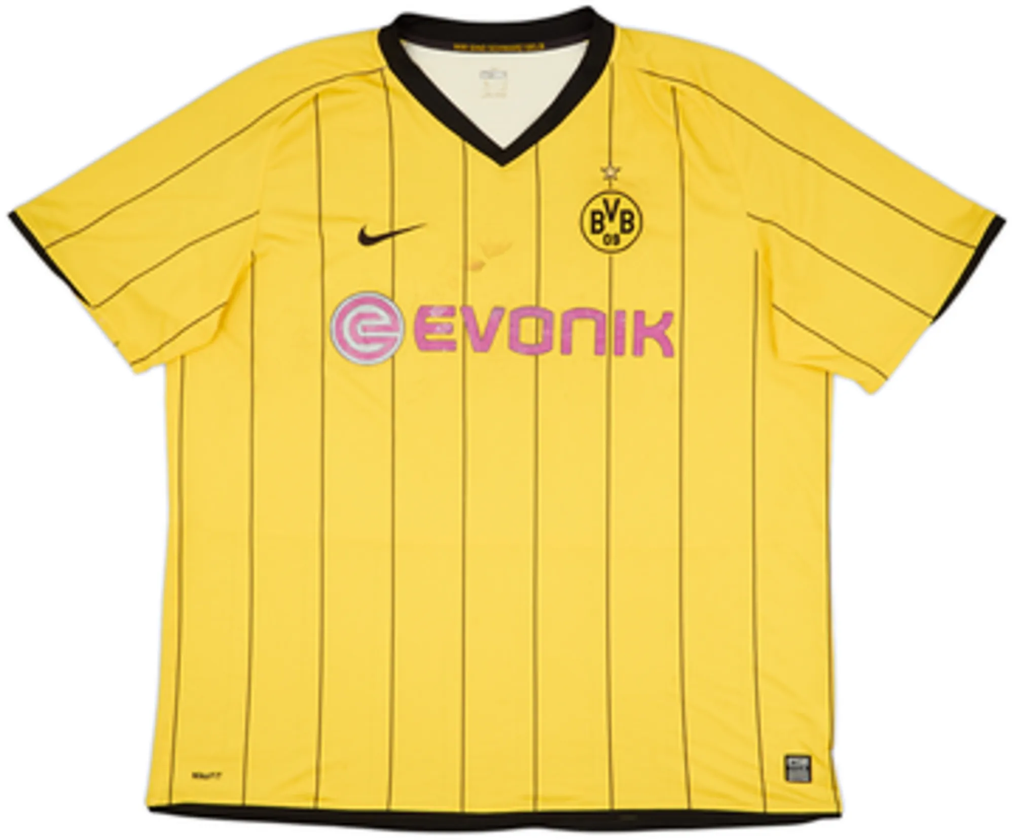 2008-09 Borussia Dortmund Home Shirt Y.P. Lee #3 - 5/10 - (3XL)