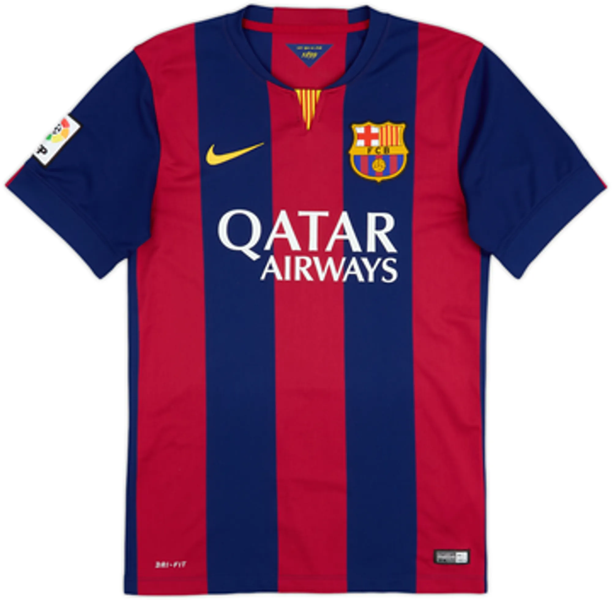 2014-15 Barcelona Home Shirt Suarez #9 - 6/10 - (S)
