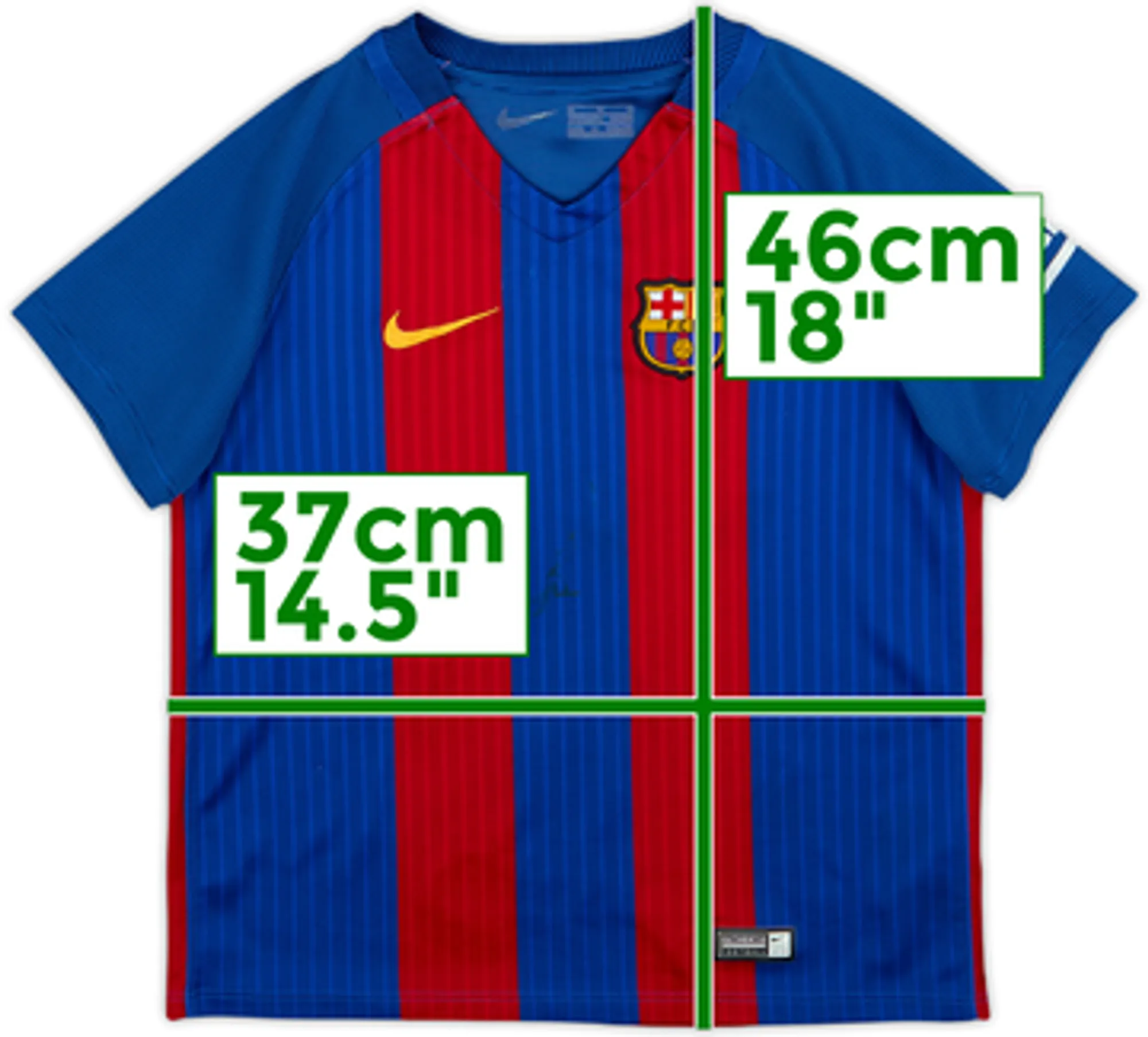 2016-17 Barcelona Home Shirt - 5/10 - (5-6 Years)