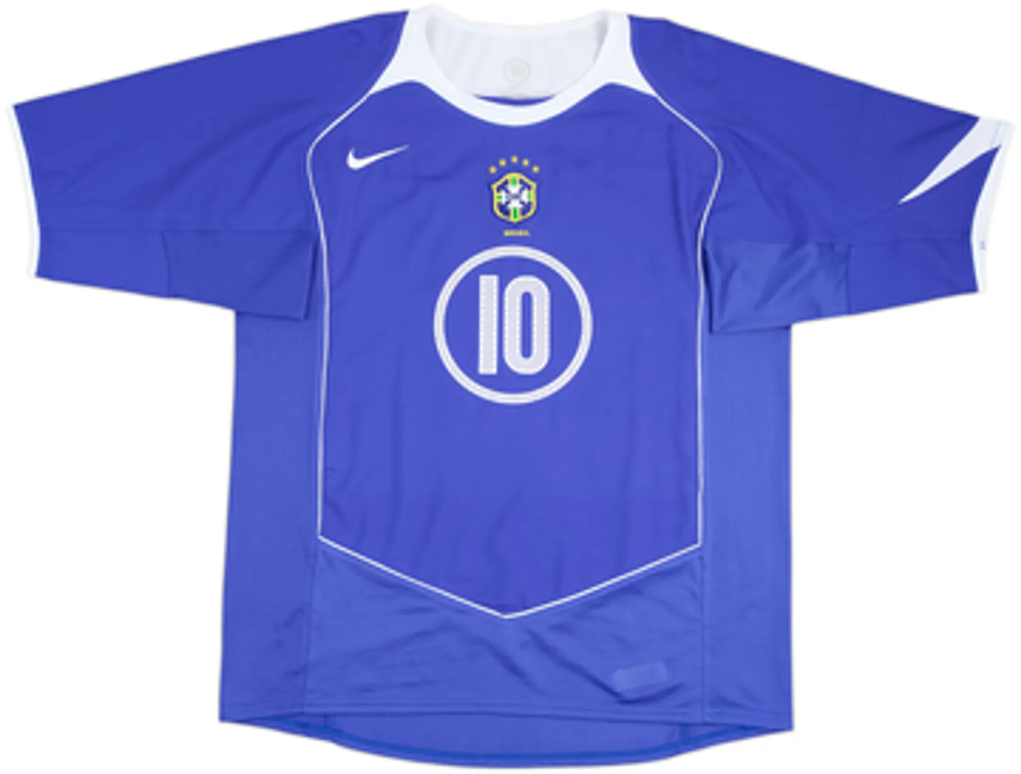 2004-06 Brazil Away Shirt Ronaldinho #10 - 10/10 - (L)