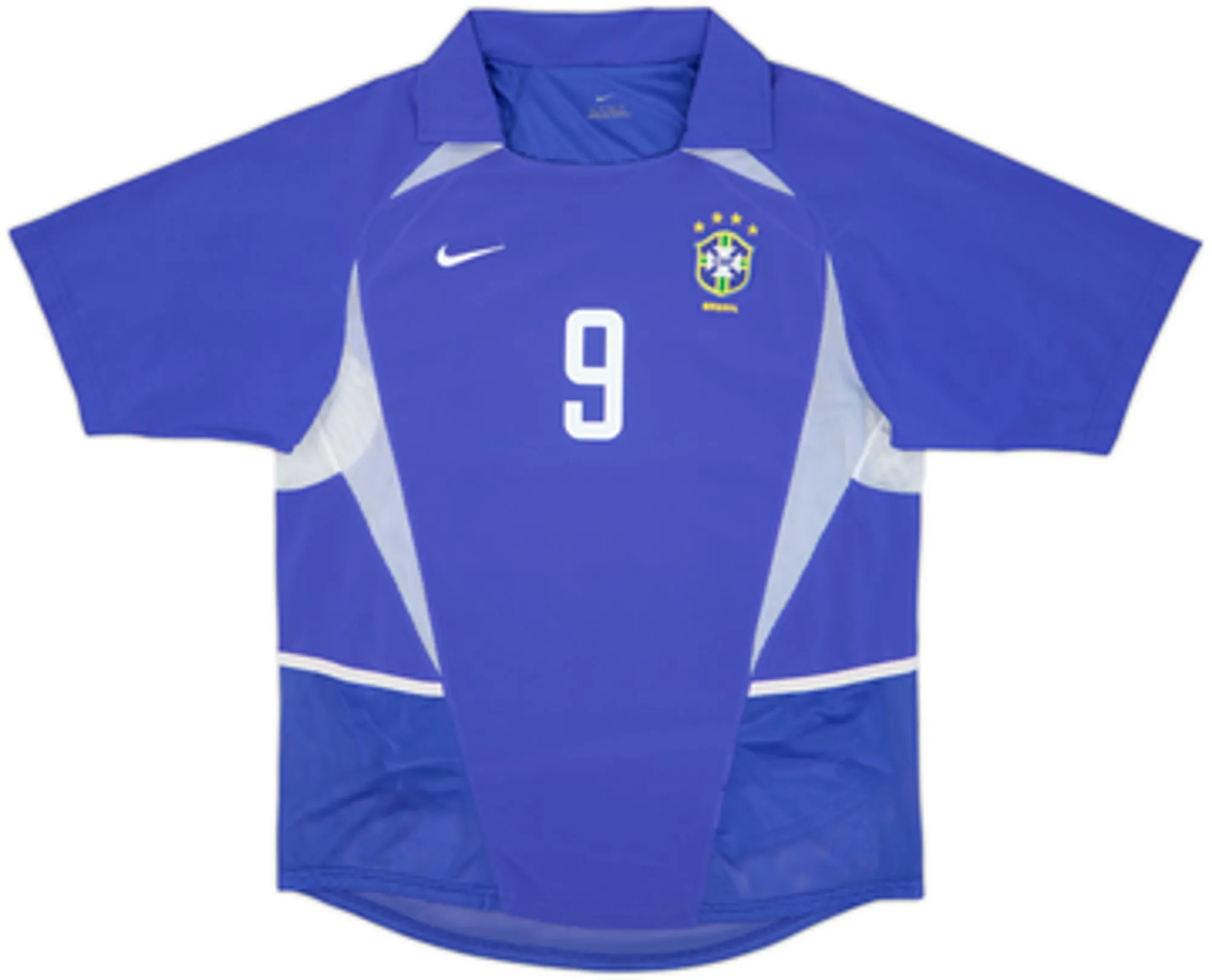2002-04 Brazil Player Issue Away Shirt Ronaldo #9 - 7/10 - (S)