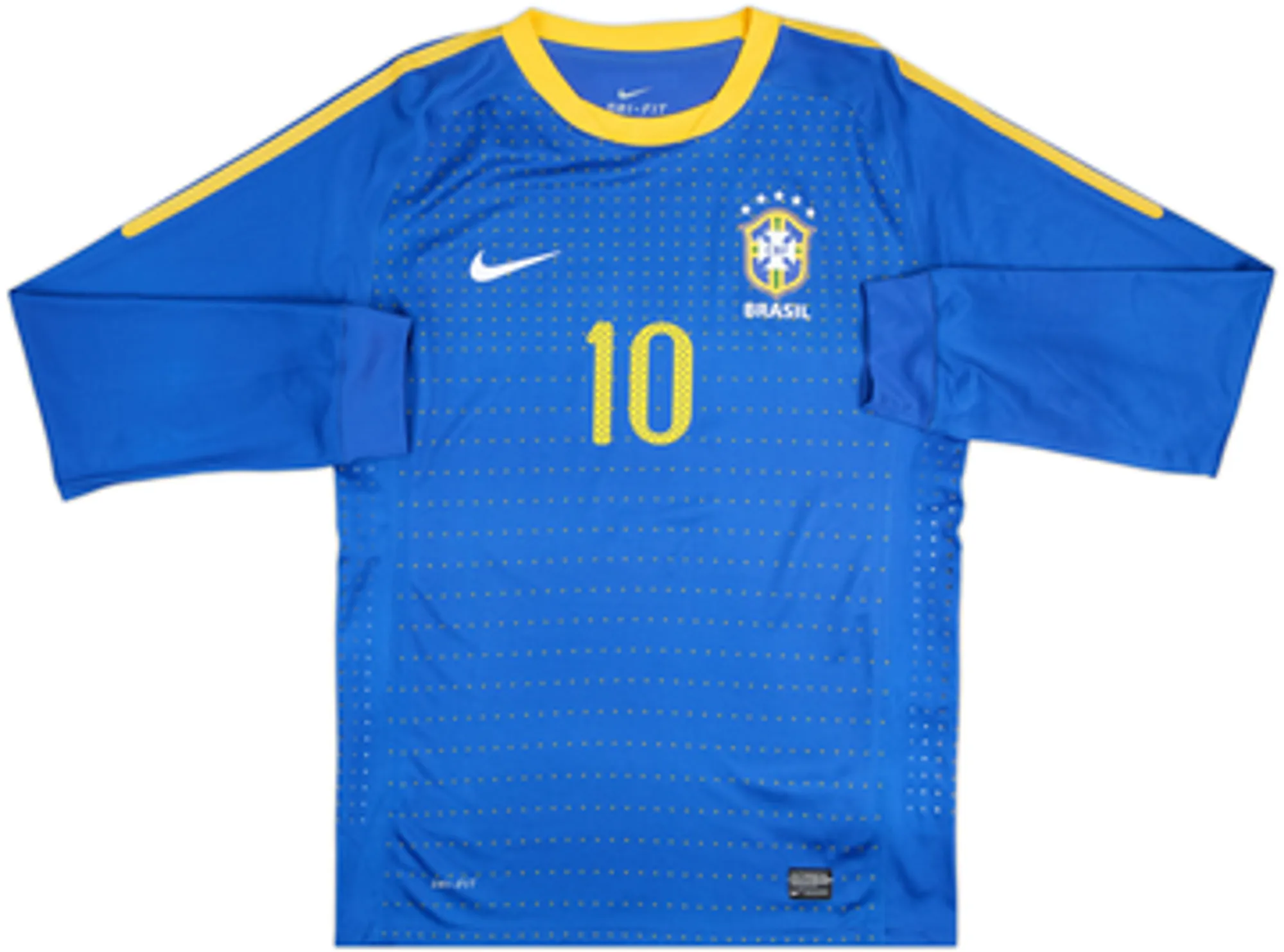 2010-11 Brazil Player Issue Away L/S Shirt Kaka #10 - 6/10 - (L)