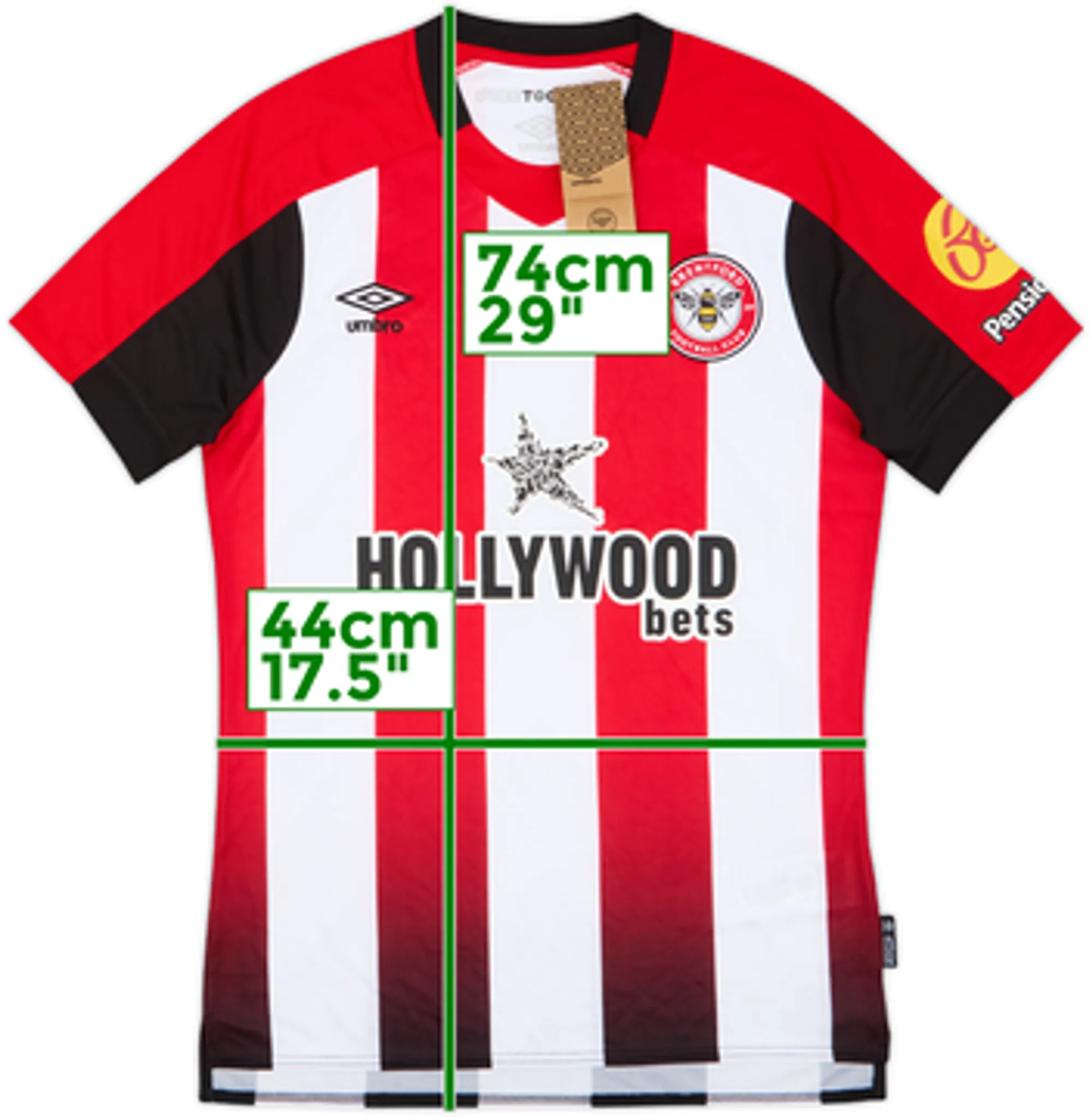 2023-24 Brentford Home Shirt (S)