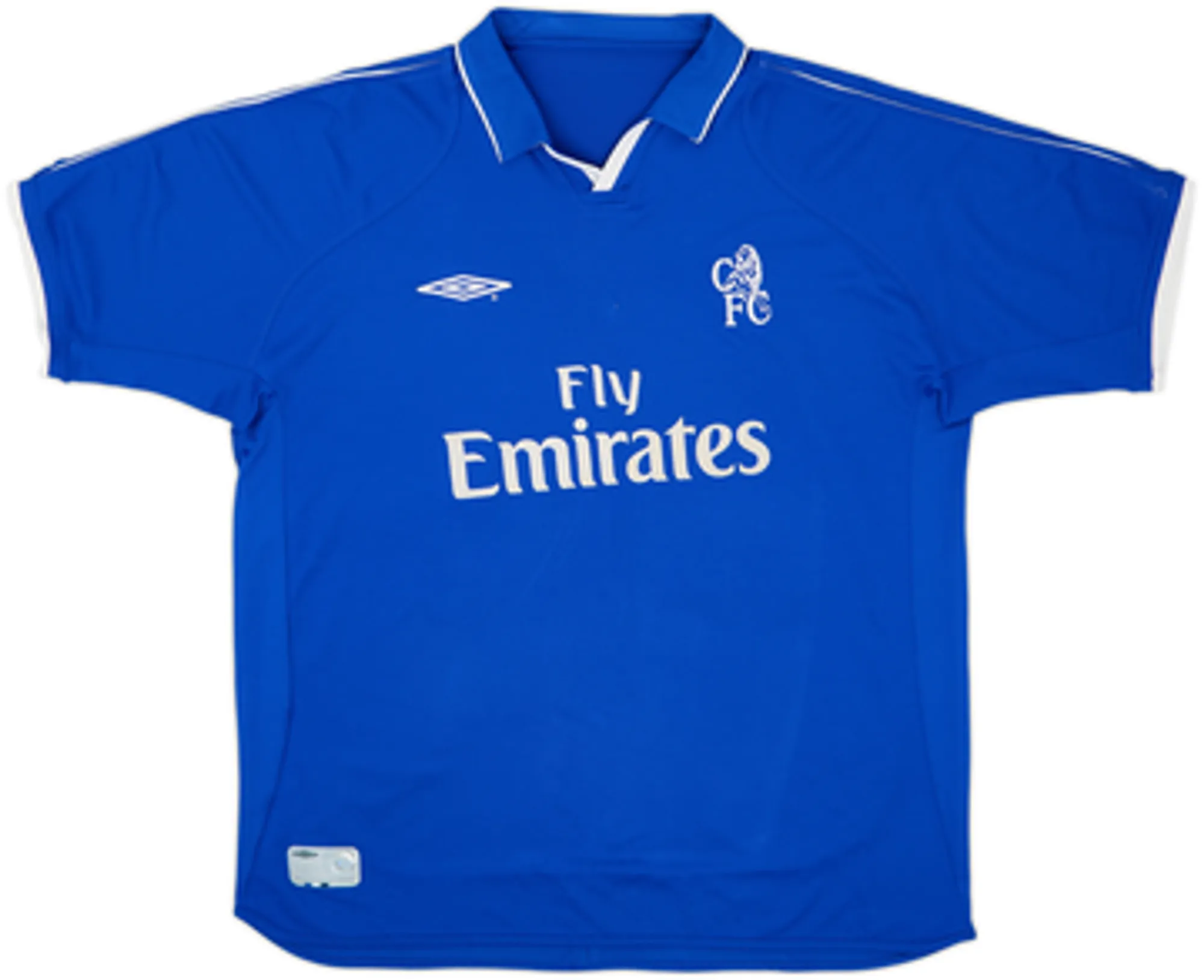 2001-03 Chelsea Home Shirt Zola #25 - 5/10 - (XL)