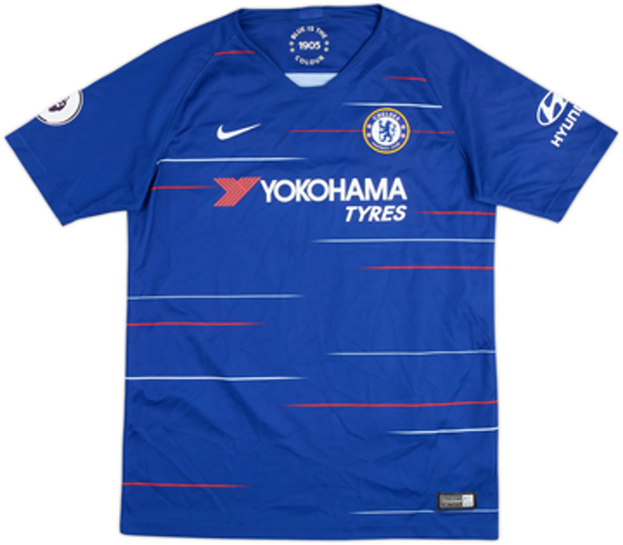 2018-19 Chelsea Home Shirt Hazard #10 - 9/10 - (XL.Boys)