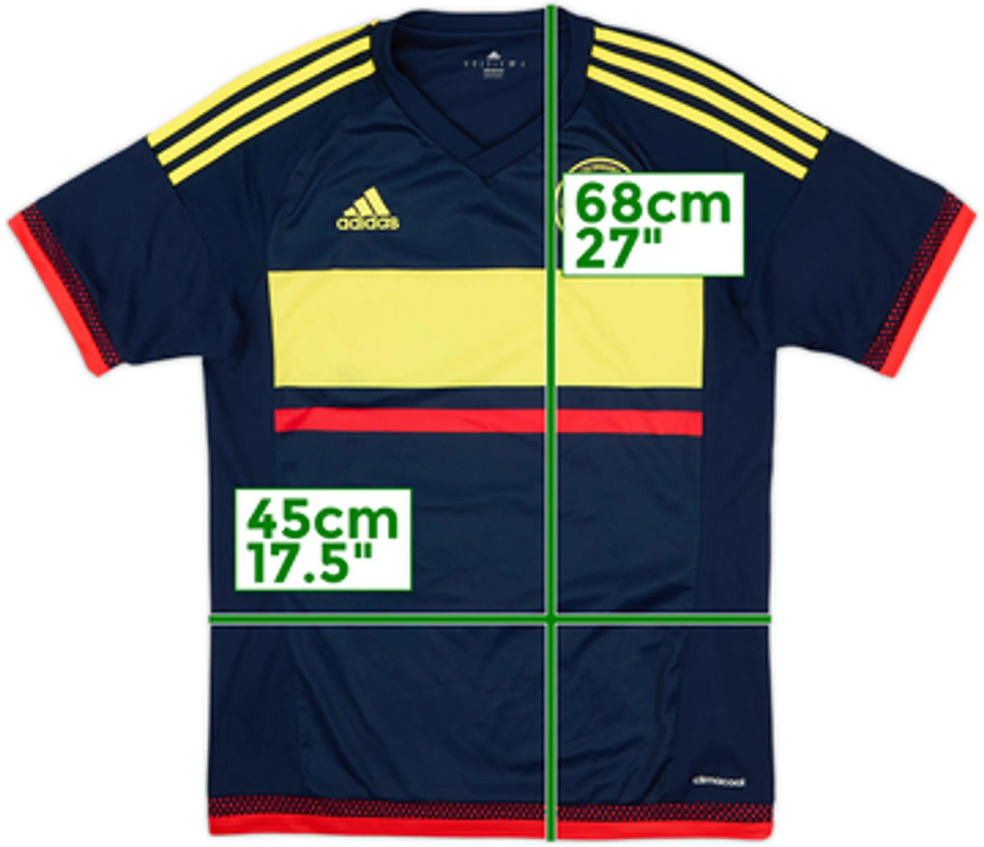 2015 Colombia Copa America Away Shirt - 7/10 - (S)