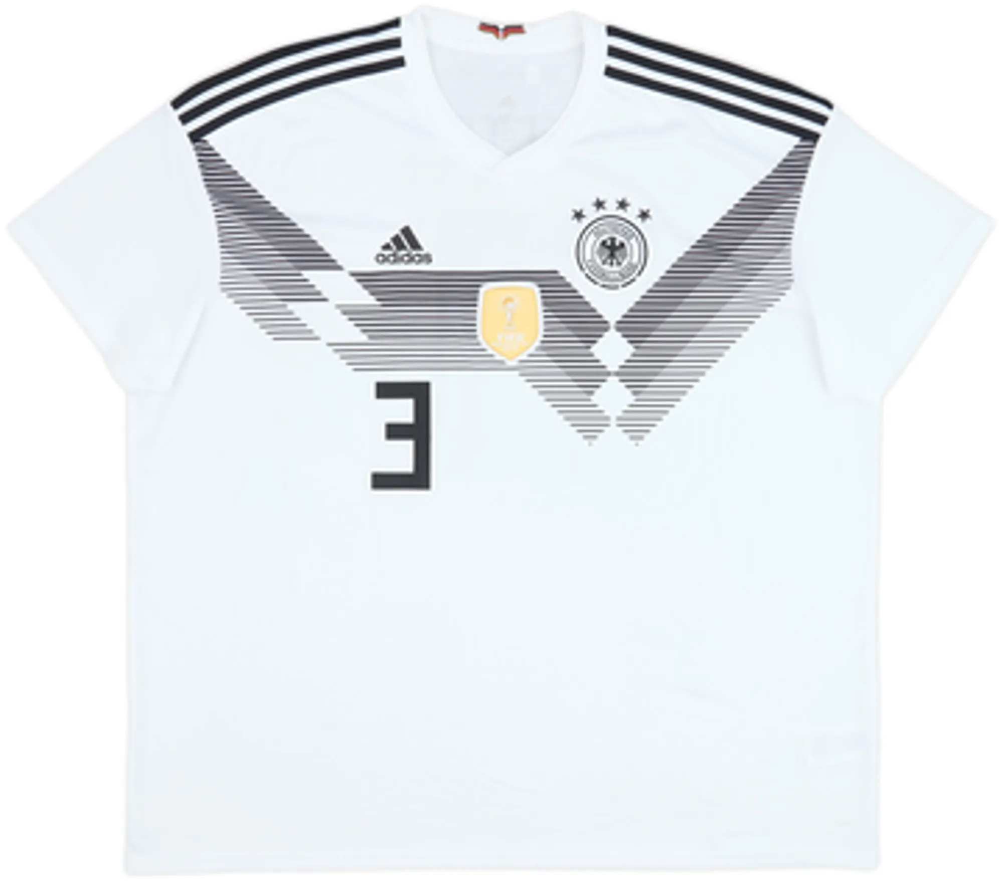 2018-19 Germany Home Shirt Hector #3 - 8/10 - (3XL)