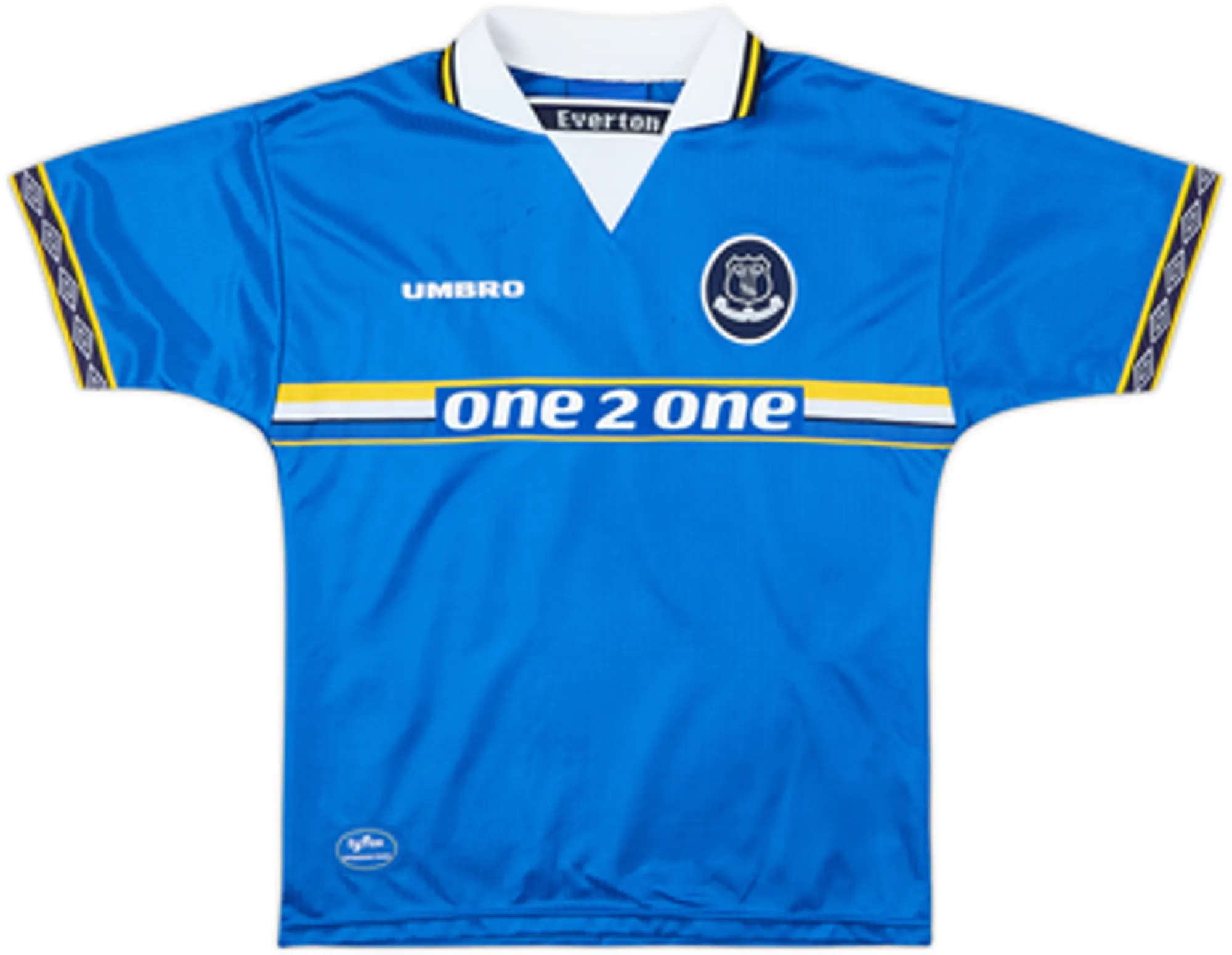 1997-99 Everton Home Shirt Ferguson #9 - 5/10 - (L.Boys)