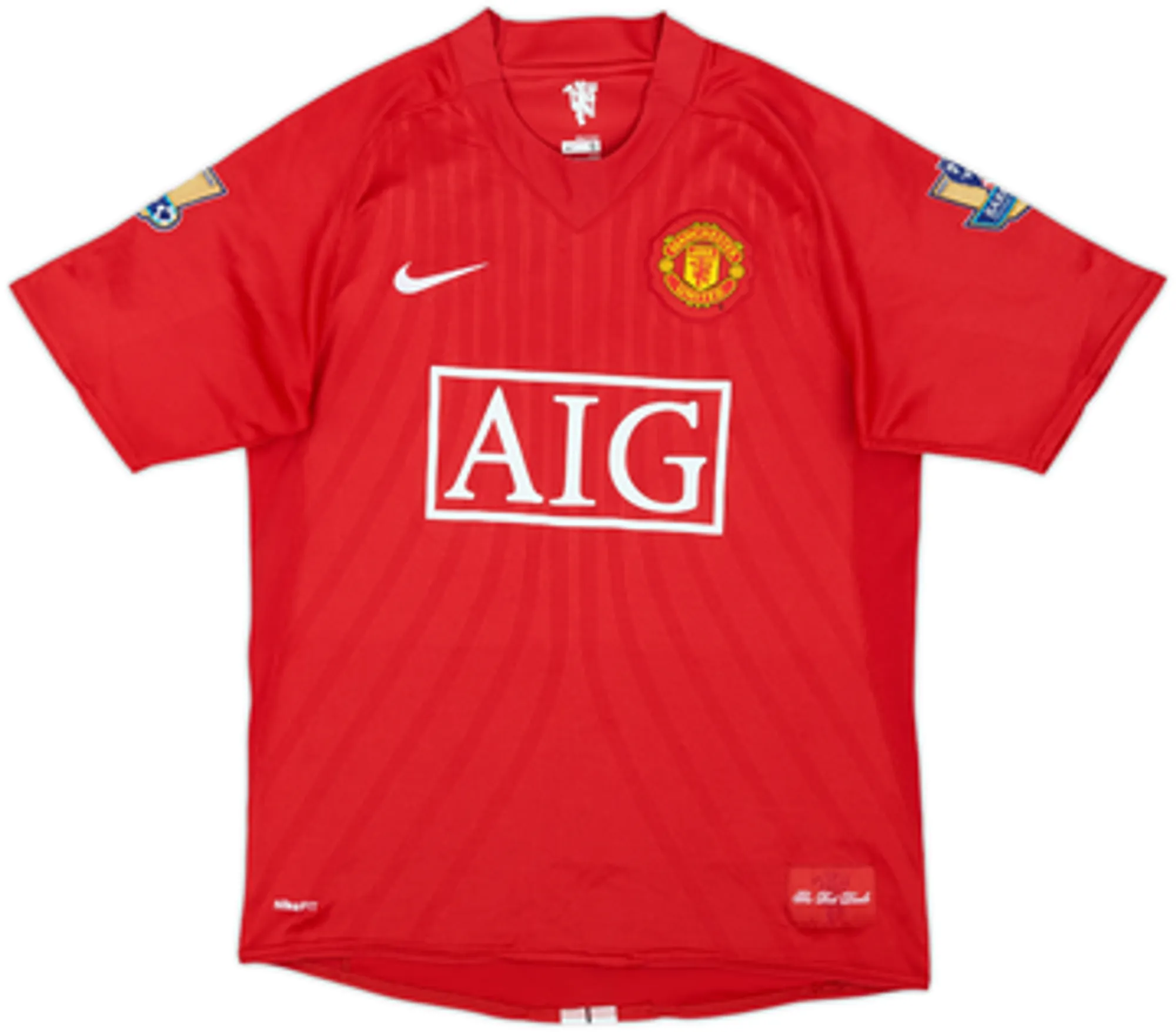 2007-09 Manchester United Home Shirt G.Neville #2 - 6/10 - (S)