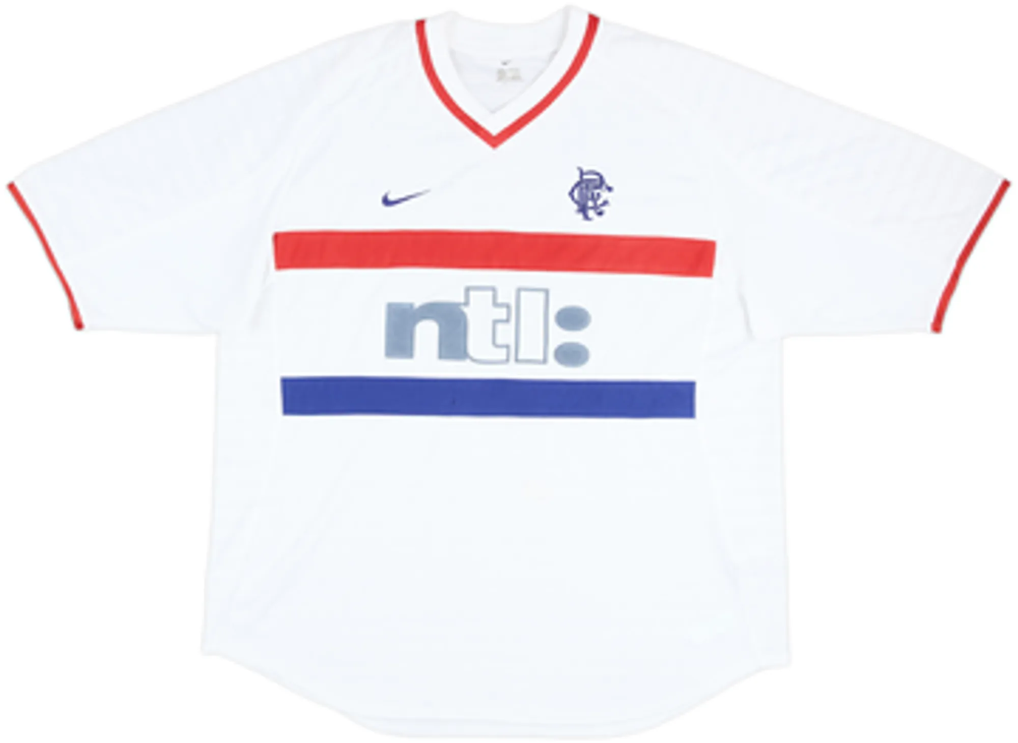 2000-01 Rangers Away Shirt Ferguson #6 - 7/10 - (XL)