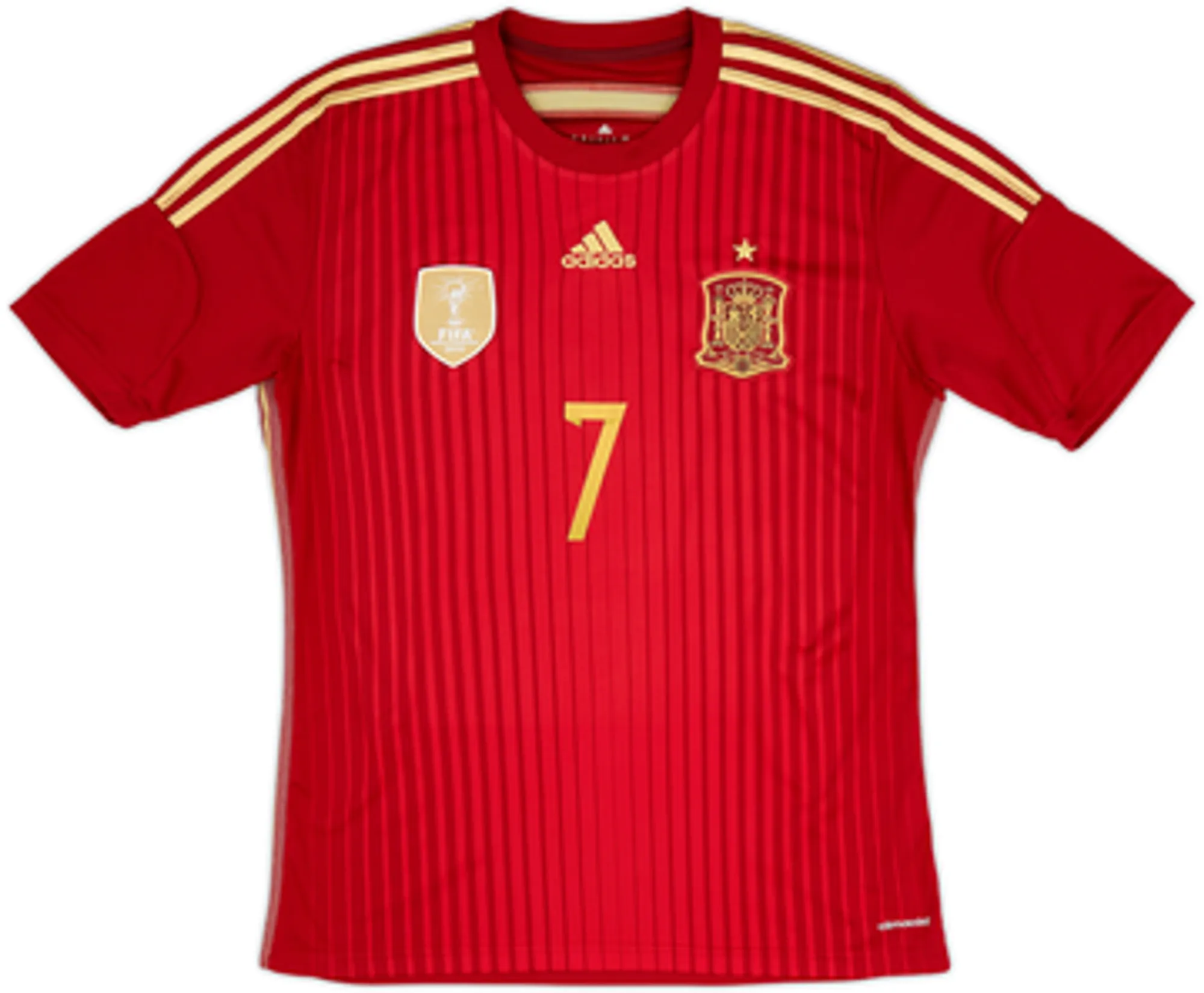 2013-15 Spain Home Shirt David Villa #7 - 6/10 - (S)