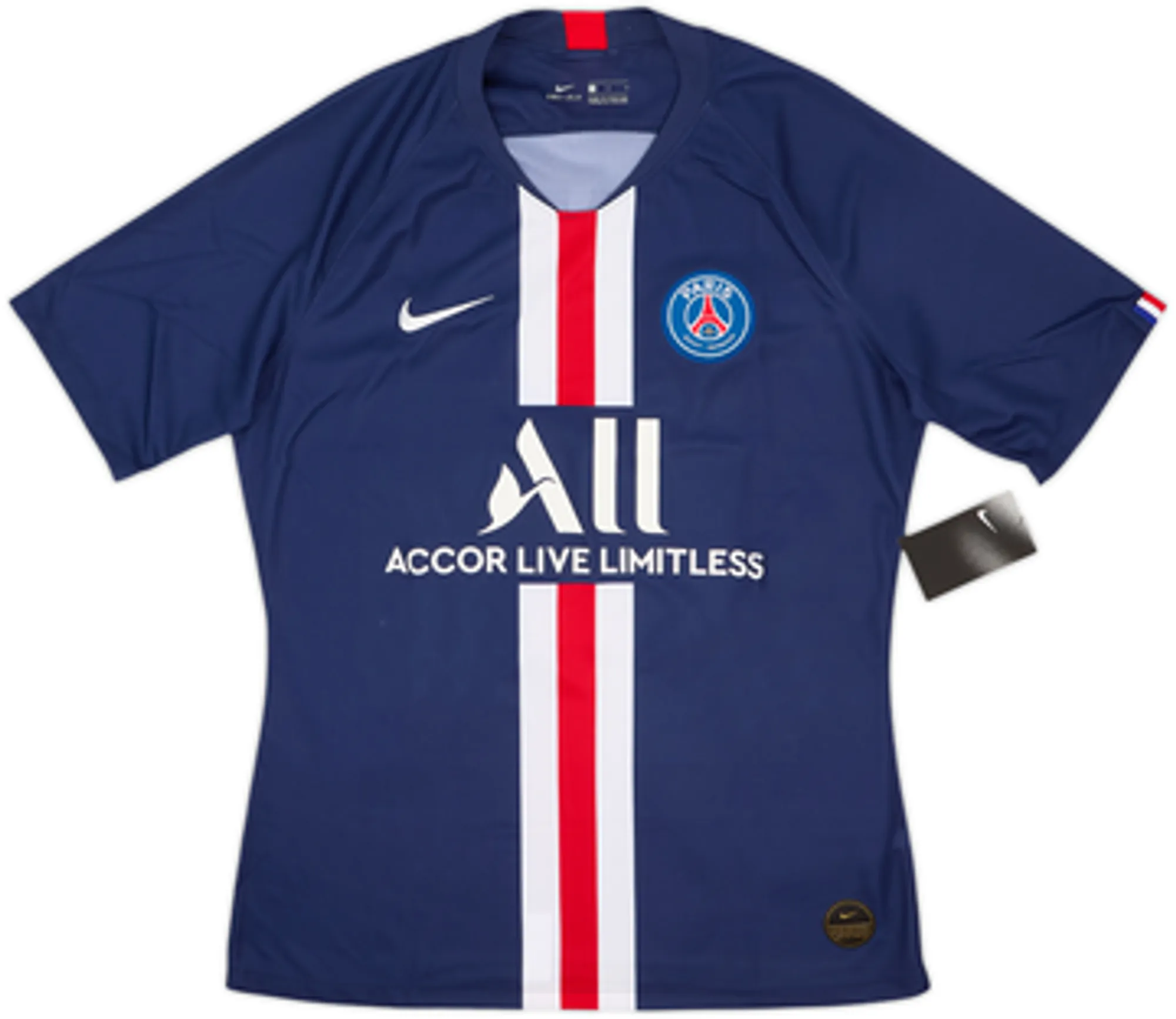 2019-20 Paris Saint-Germain Authentic Home Shirt Mbappe #7 (L)