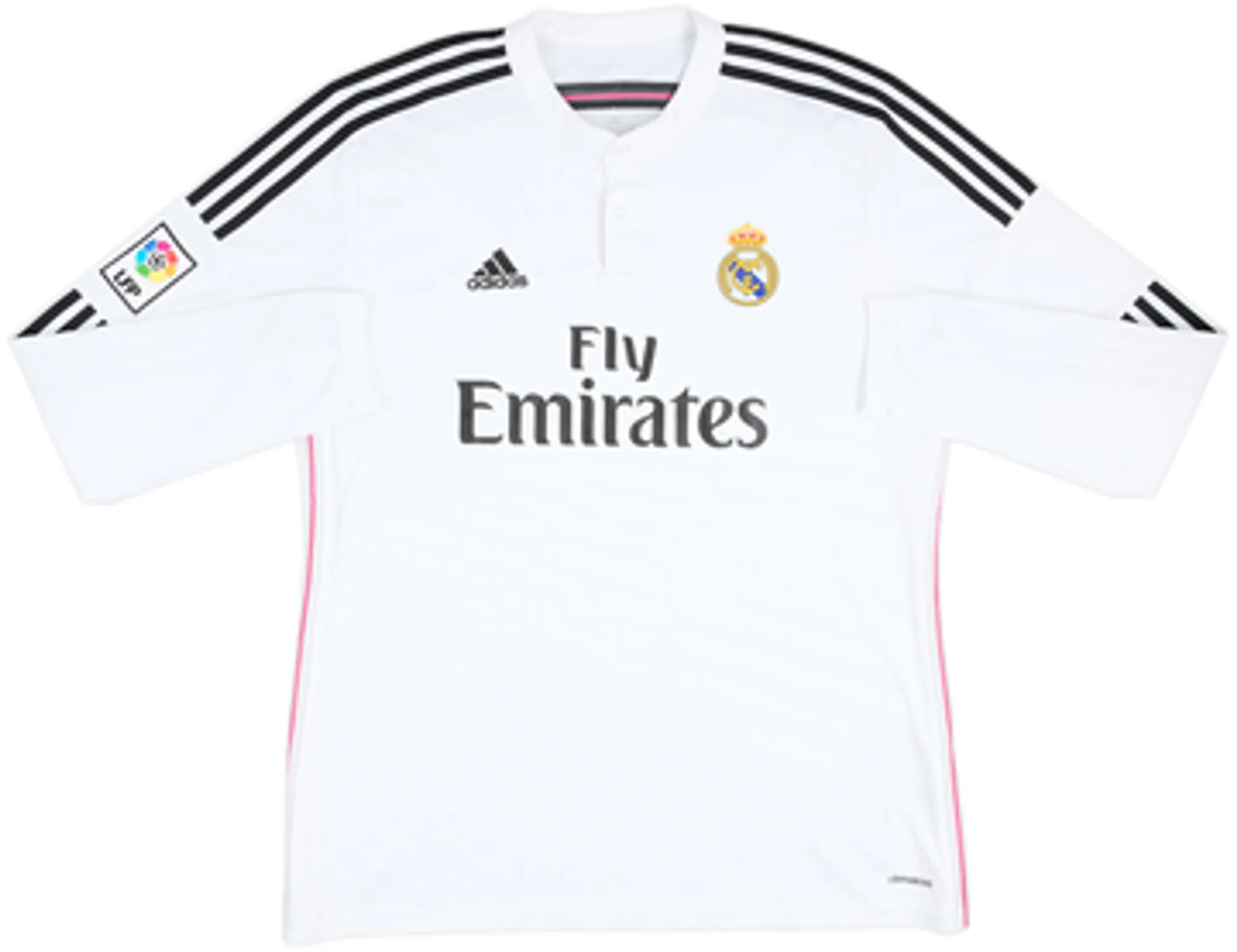 2014-15 Real Madrid Home L/S Shirt James #10 - 6/10 - (XL)