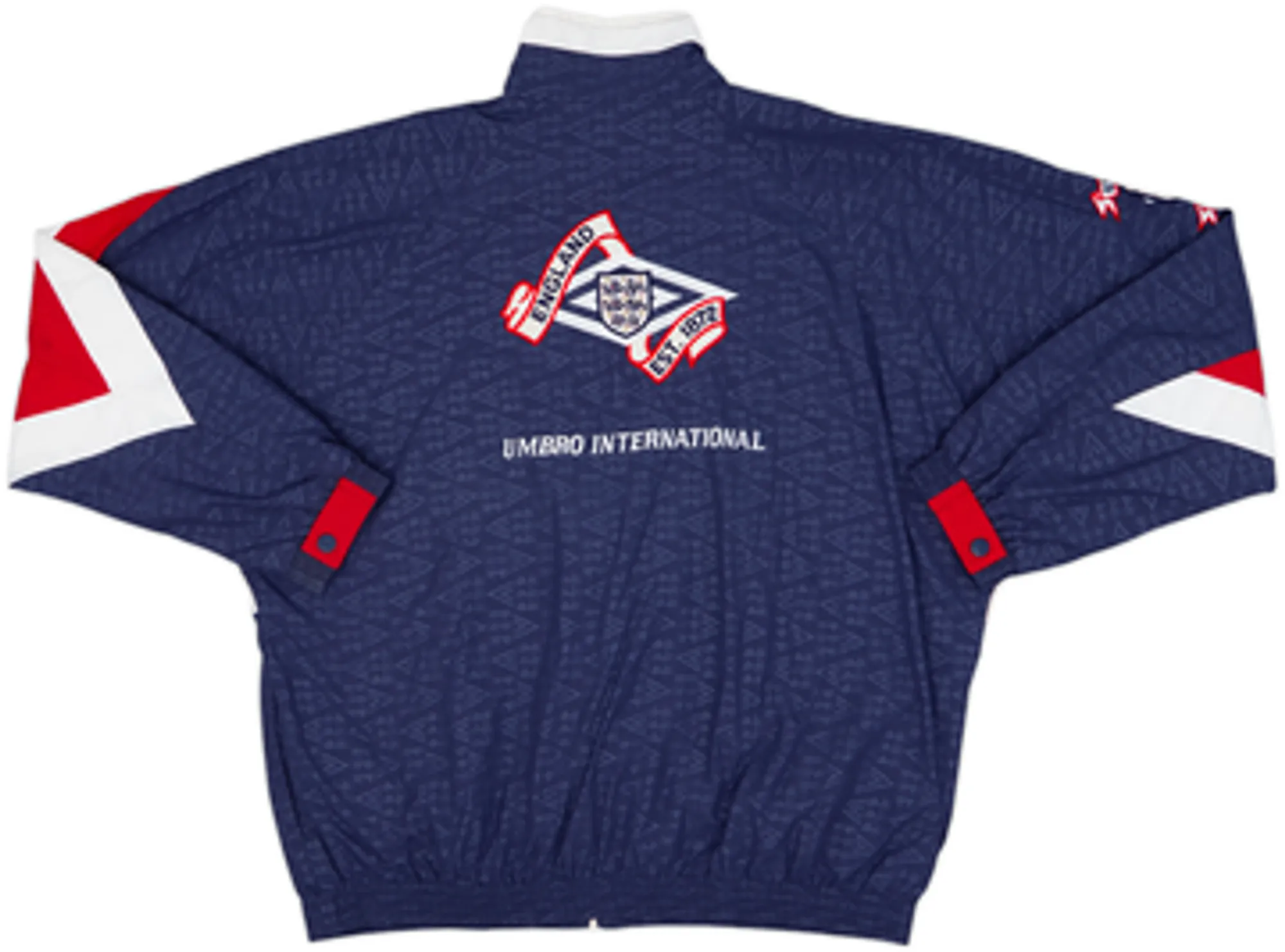 1990-92 England Umbro Track Jacket - 10/10 - (XL)
