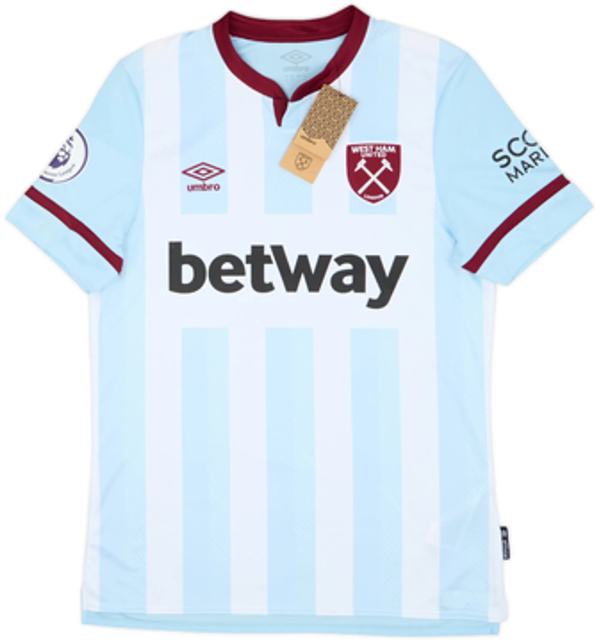 2021-22 West Ham Away Shirt Rice #41 (M)