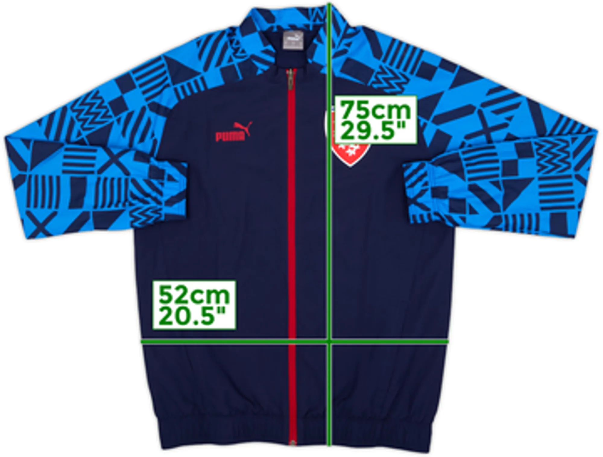 2022-23 Czech Republic Puma Track Jacket - 9/10 - (M)