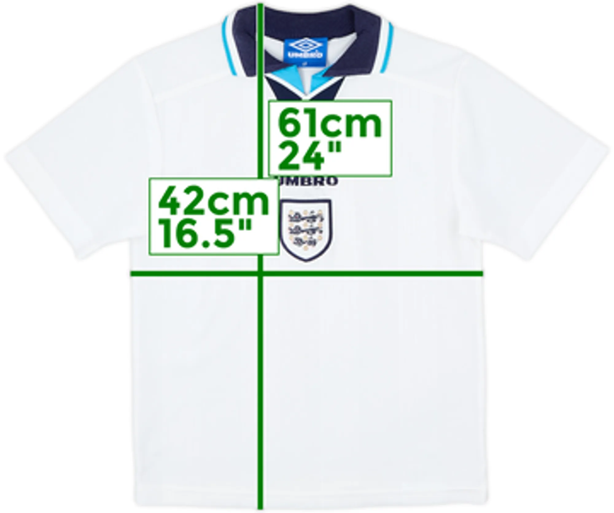 1995-97 England Home Shirt - 9/10 - (L.Boys)