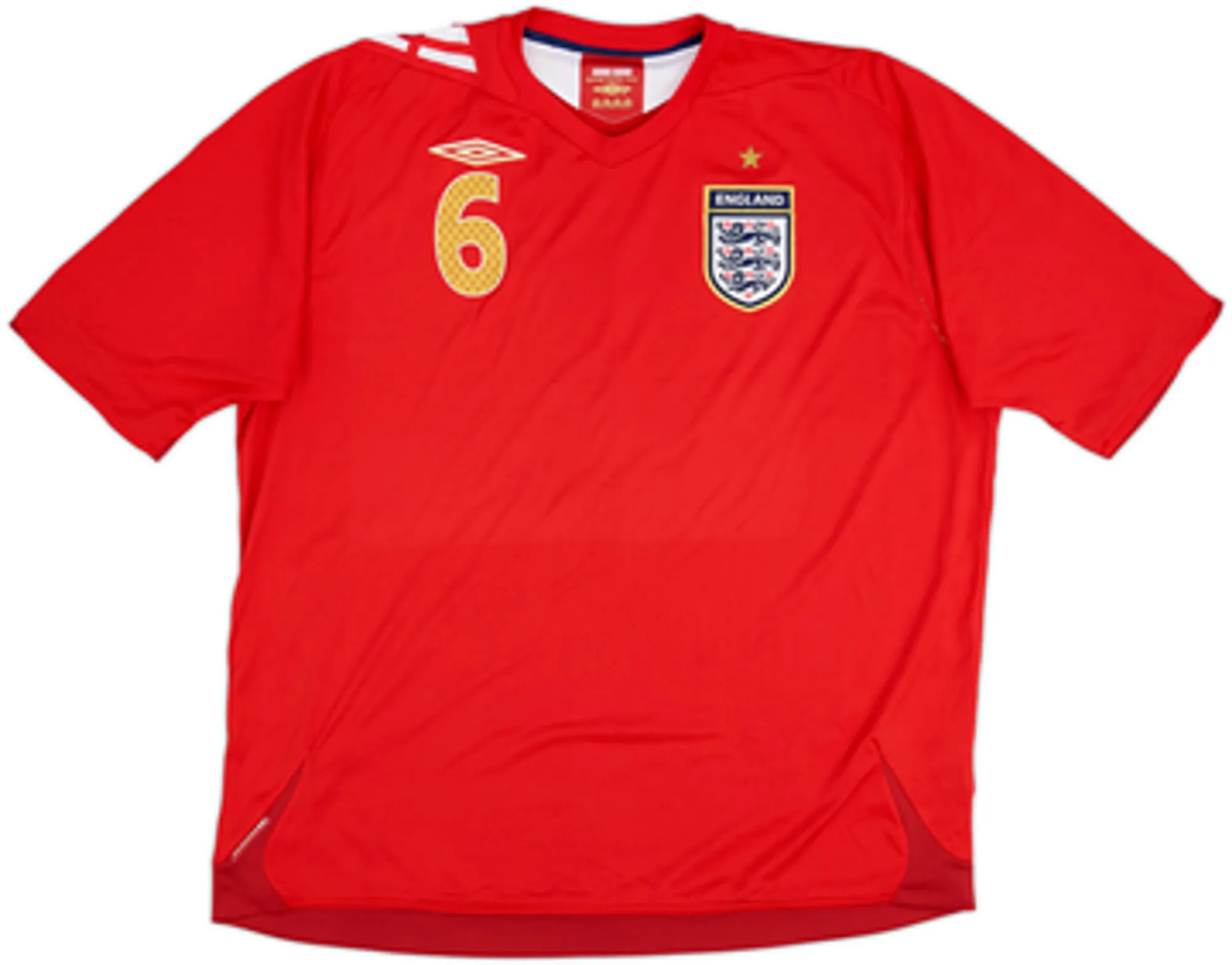 2006-08 England Away Shirt Terry #6 - 9/10 - (XXL)