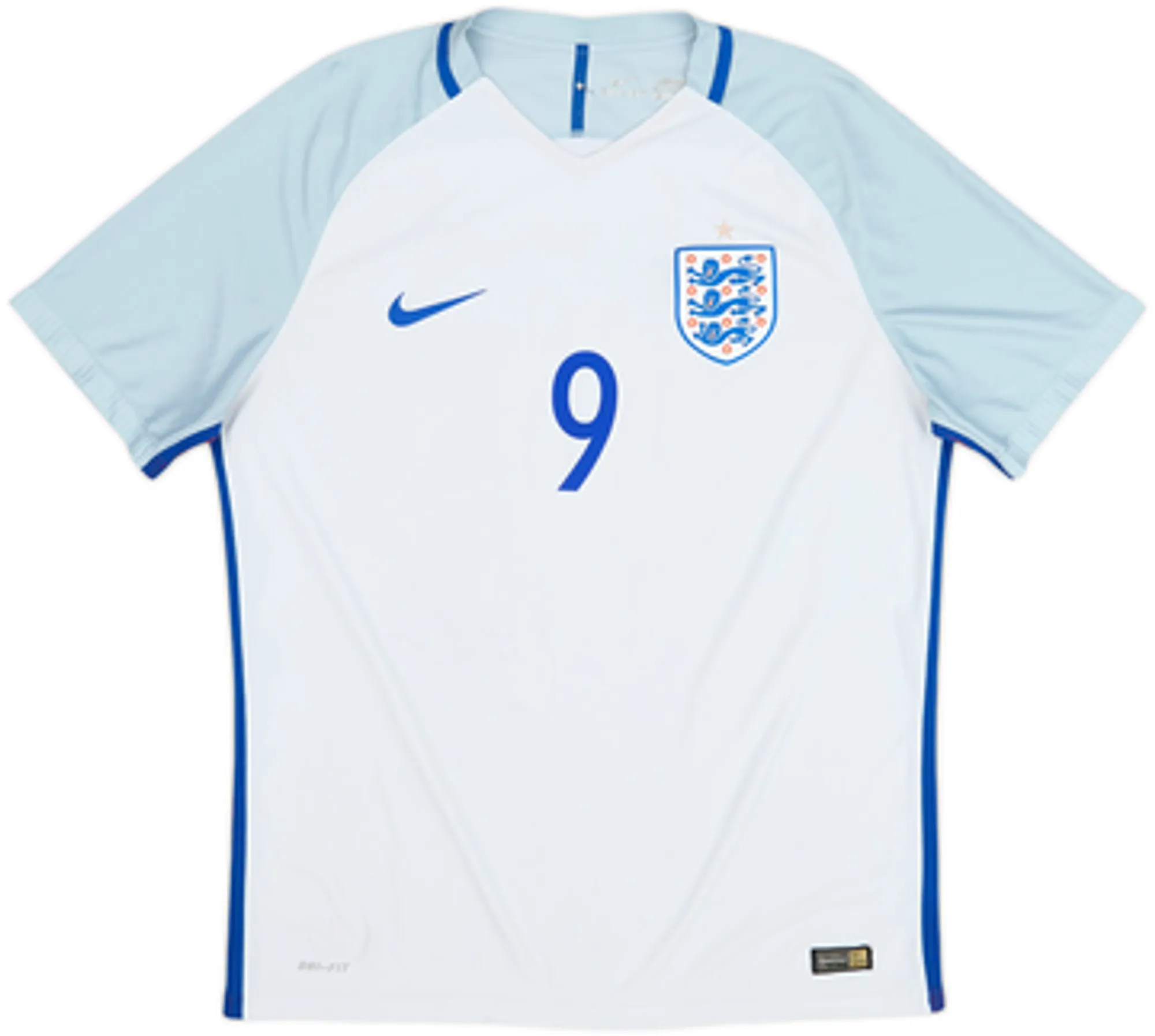 2016-17 England Authentic Home Shirt Kane #9 - 4/10 - (XL)