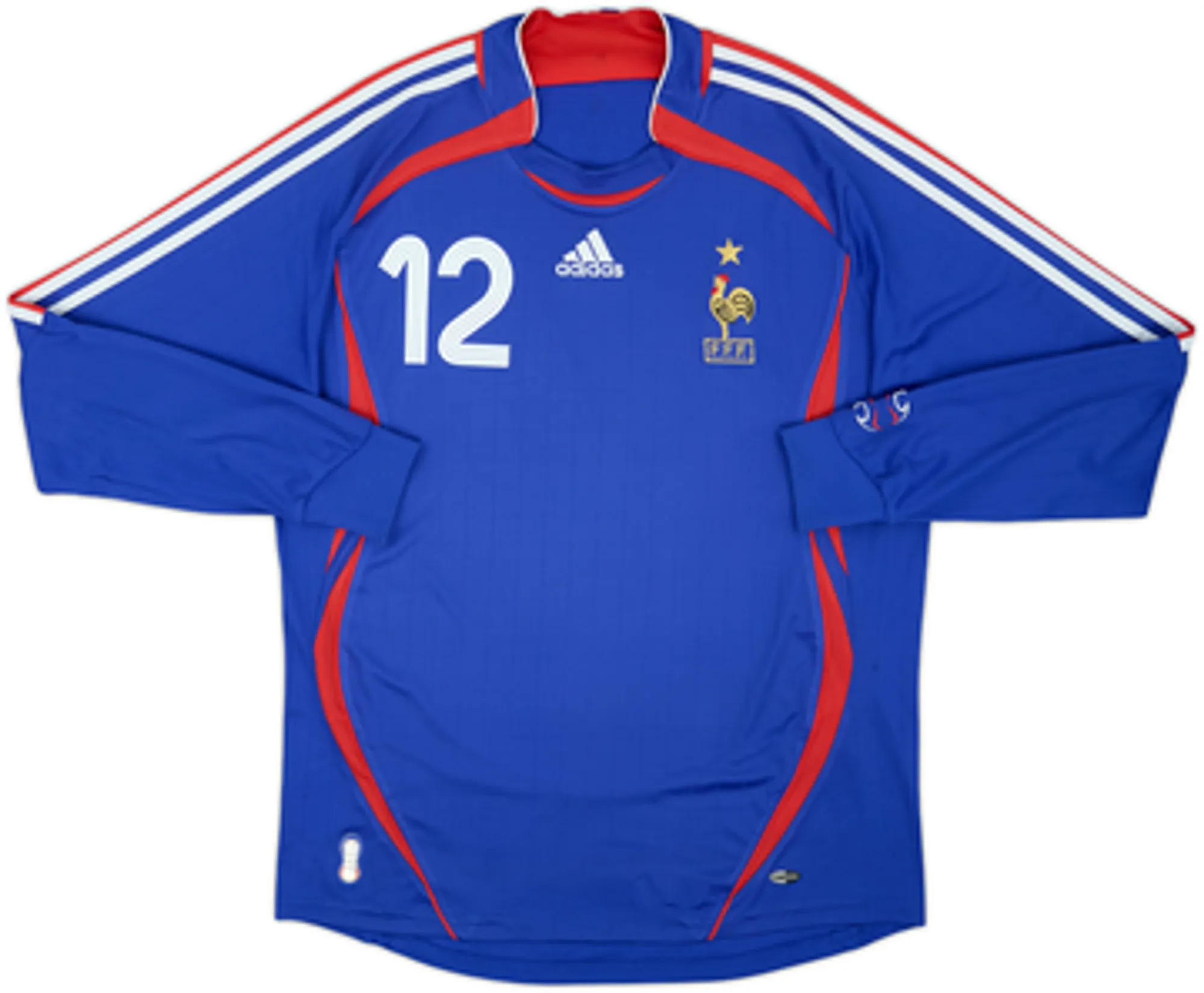 2006-07 France Home L/S Shirt Henry #12 - 8/10 - (M)
