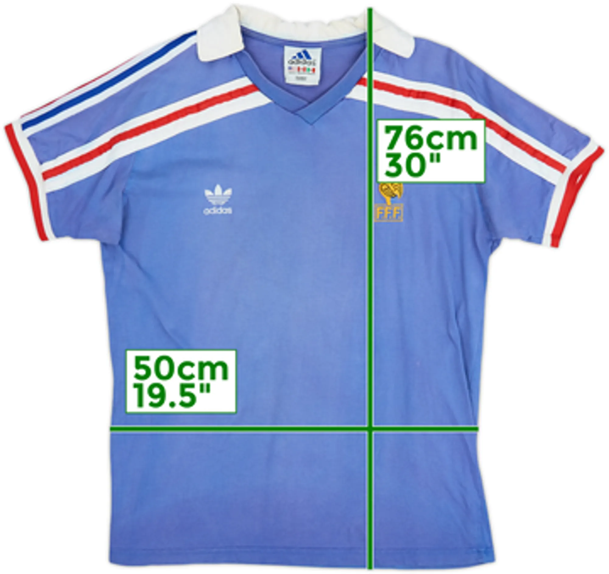 1996 France '1985-90' Retro Home Shirt - 6/10 - (XL)