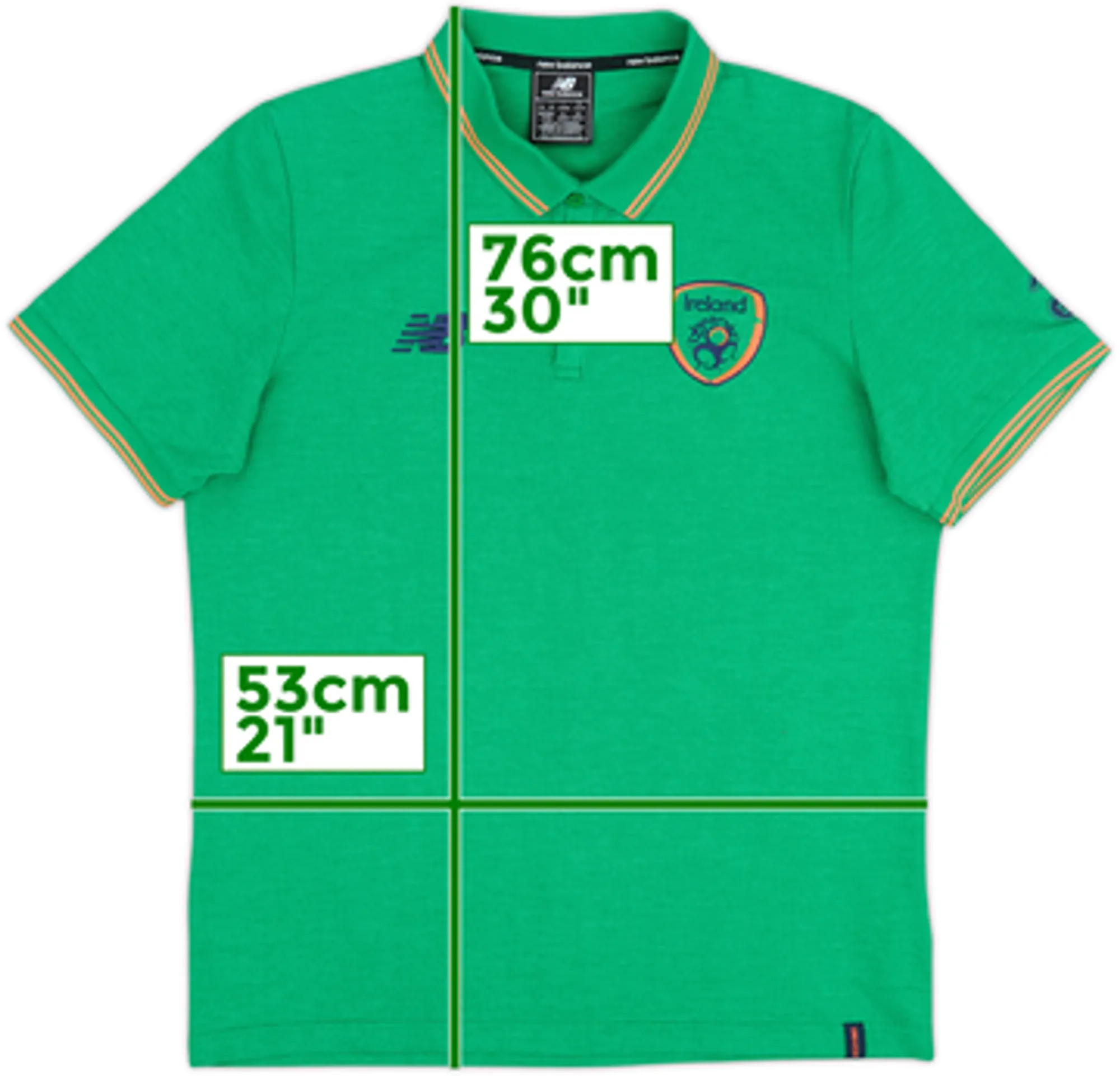 2017-18 Ireland New Balance Polo Shirt - 10/10 - (L)