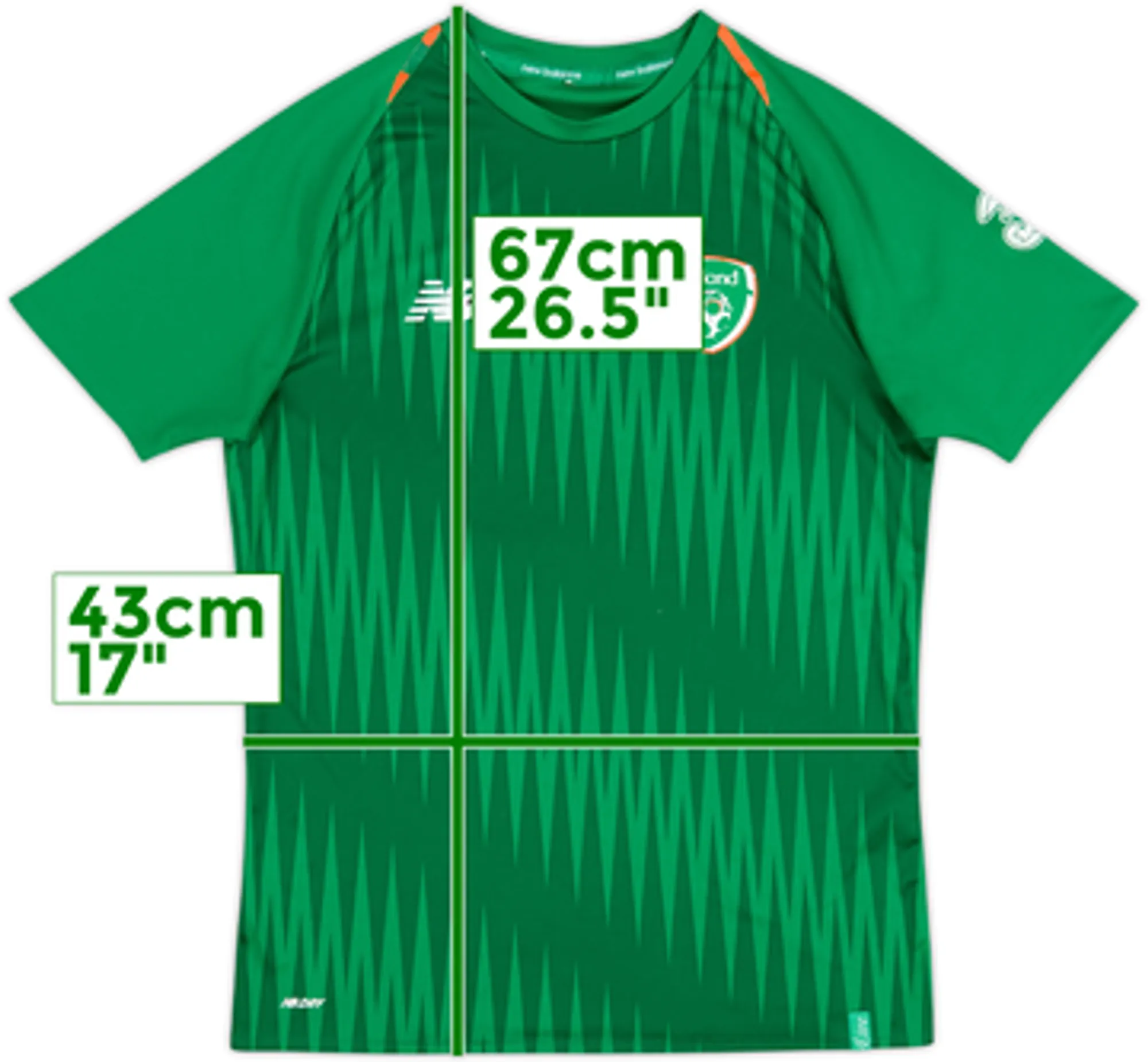 2018-20 Ireland New Balance Training Shirt - 5/10 - (XL.Boys)