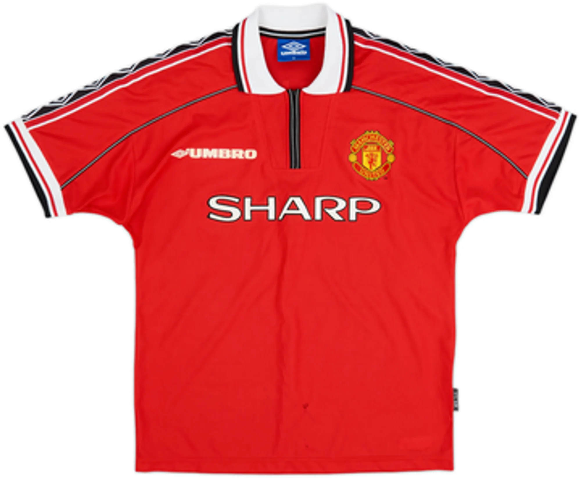 1998-00 Manchester United Home Shirt Stam #6 - 5/10 - (M)