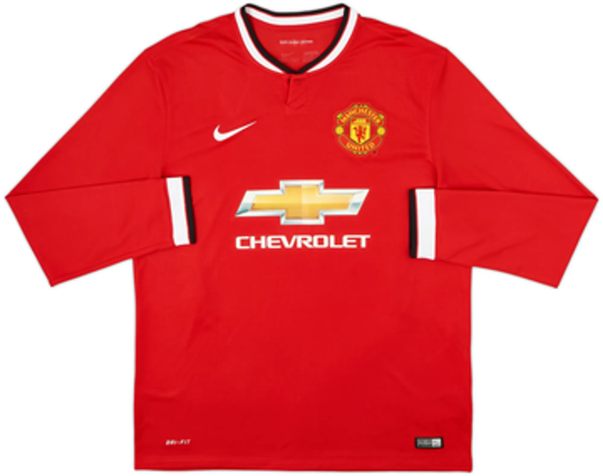 2014-15 Manchester United Home L/S Shirt Rooney #10 - 5/10 - (L)