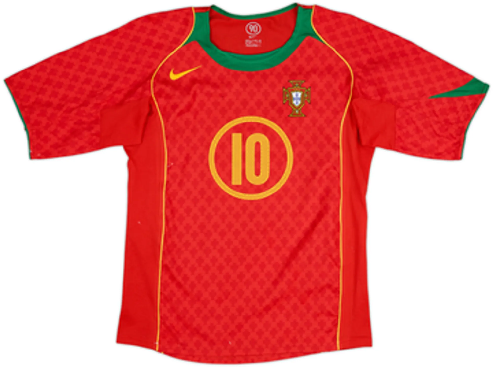 2004-06 Portugal Home Shirt Rui Costa #10 - 6/10 - (S)