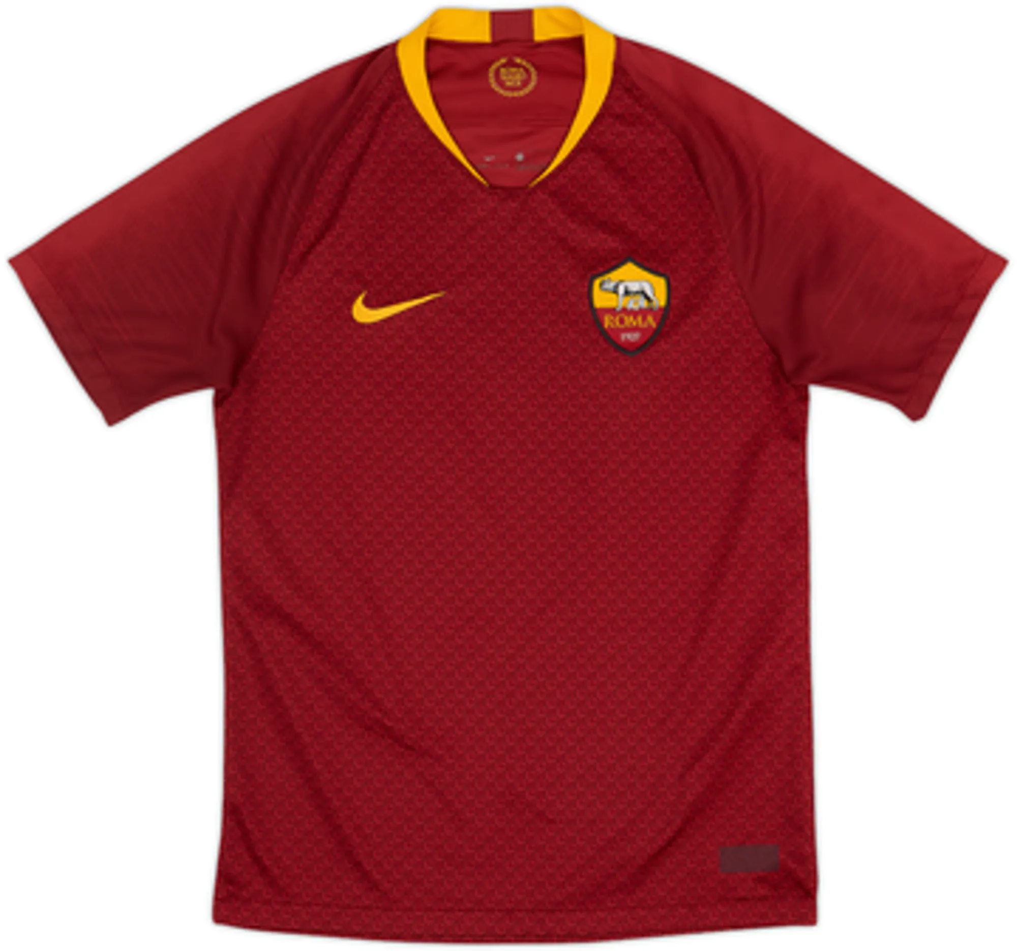 2018-19 Roma Home Shirt De Rossi #16 - 7/10 - (S)