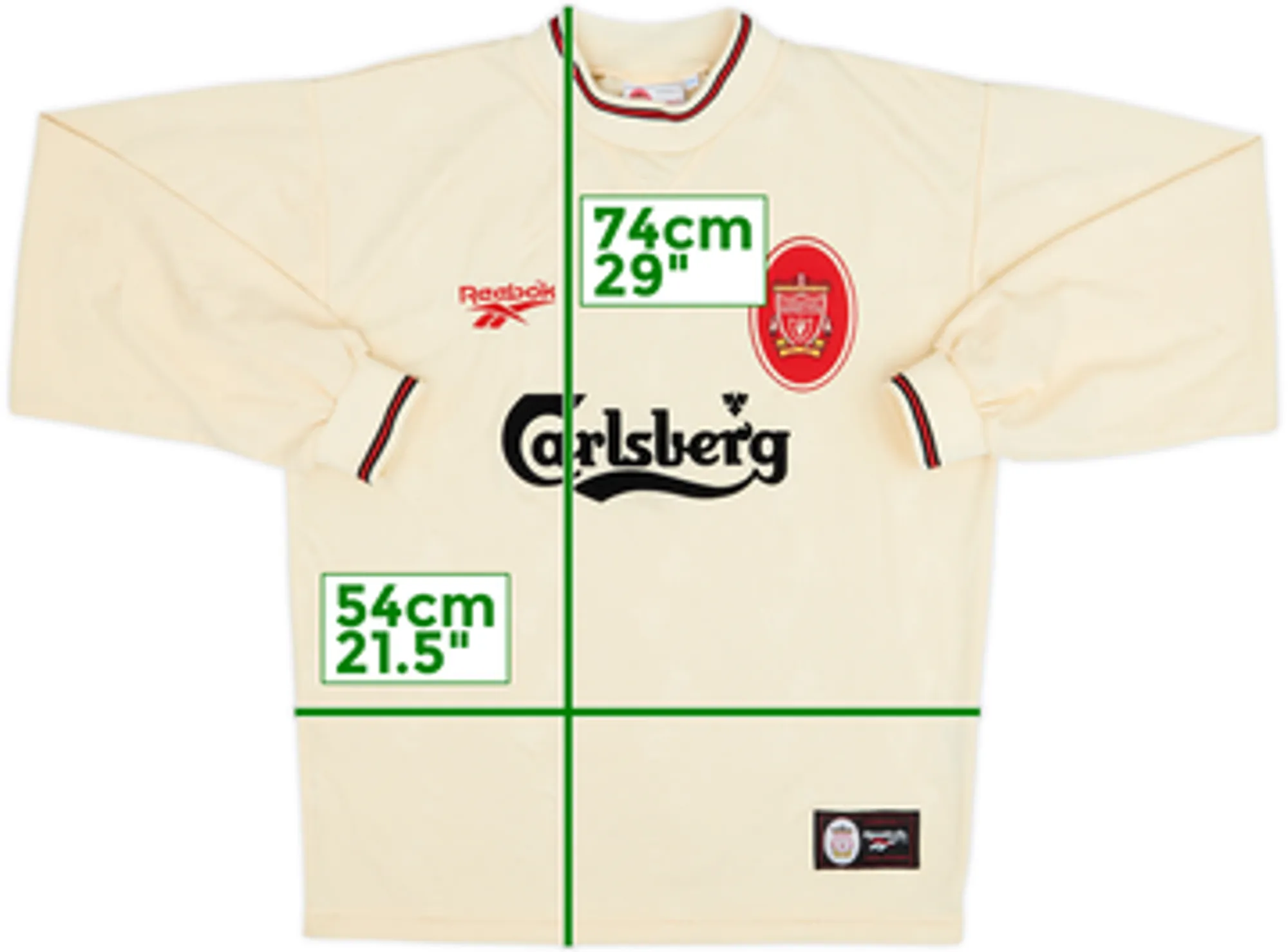 1996-97 Liverpool Away L/S Shirt - 8/10 - (M)