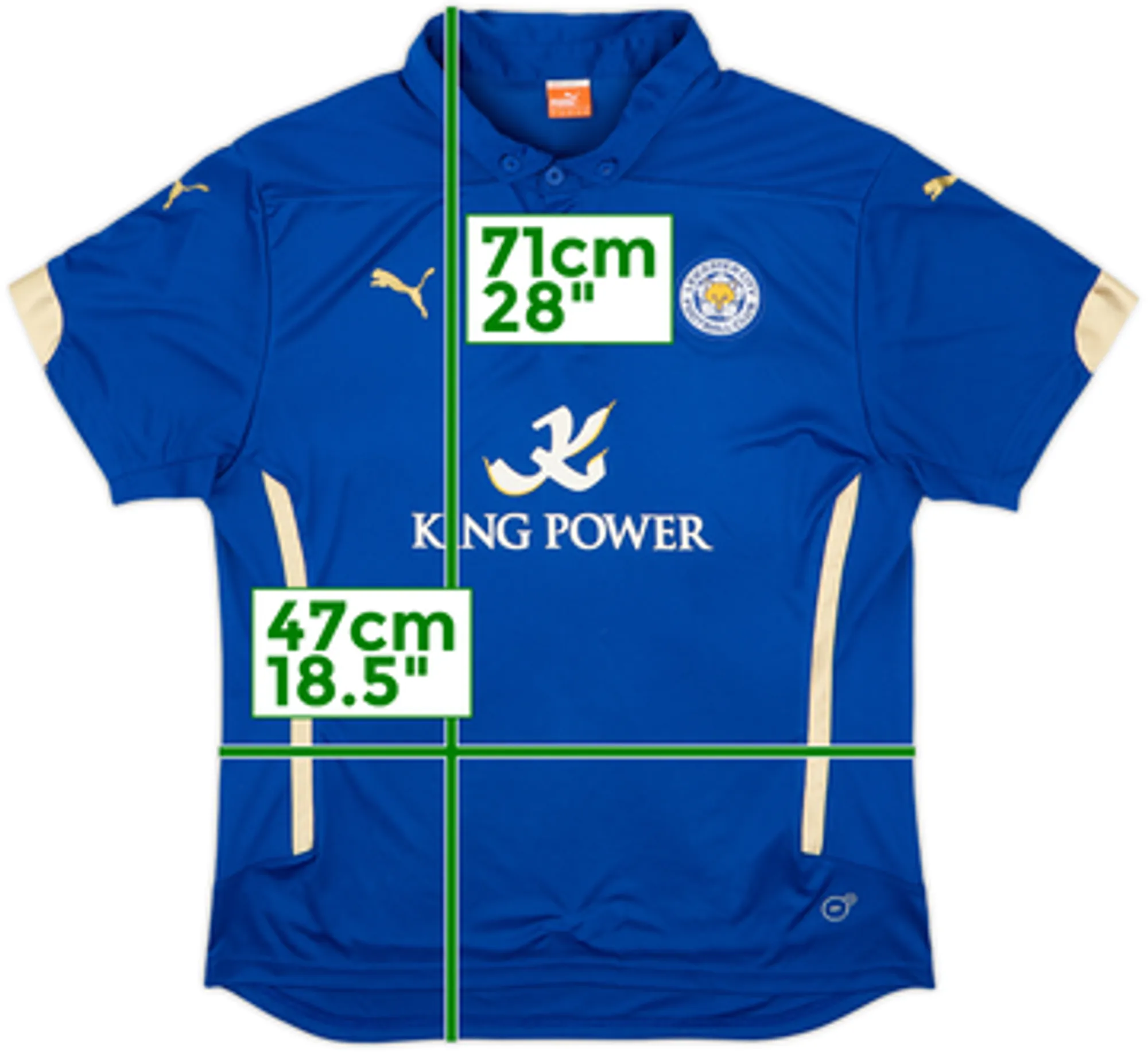 2014-15 Leicester Home Shirt - 9/10 - (Women's M)
