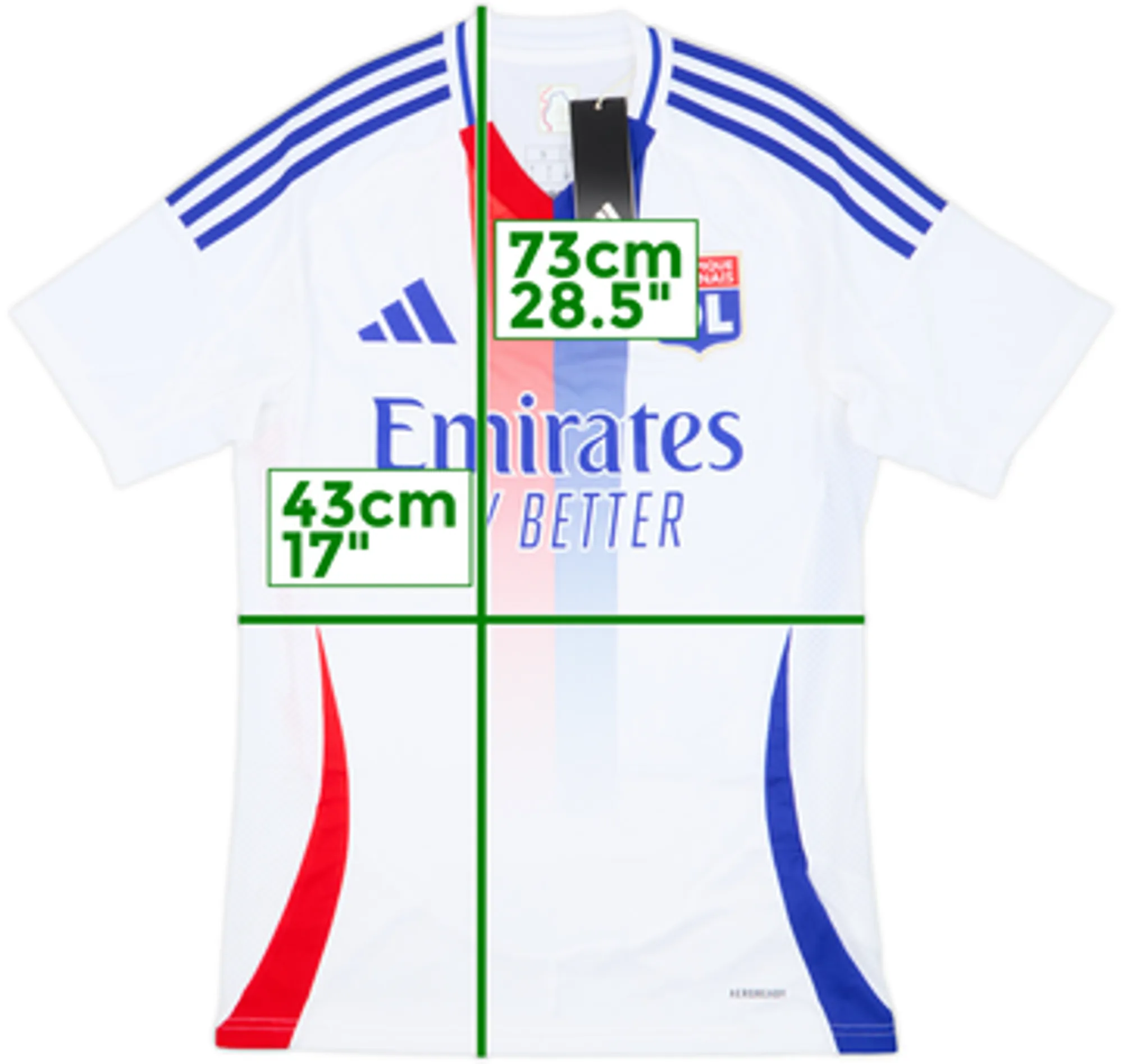 2024-25 Lyon Home Shirt (S)