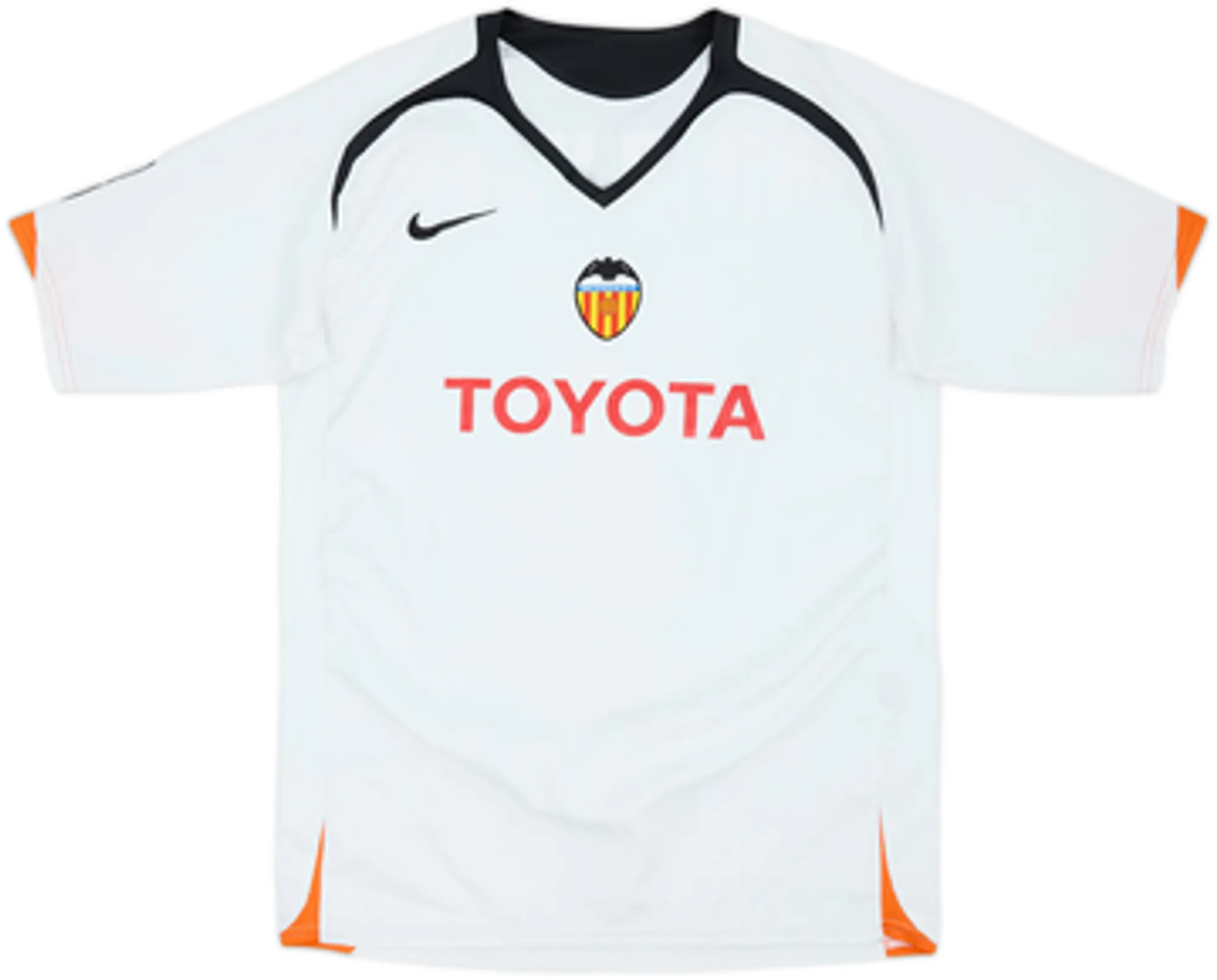 2005-06 Valencia Home Shirt David Villa #7 - 6/10 - (XL.Boys)