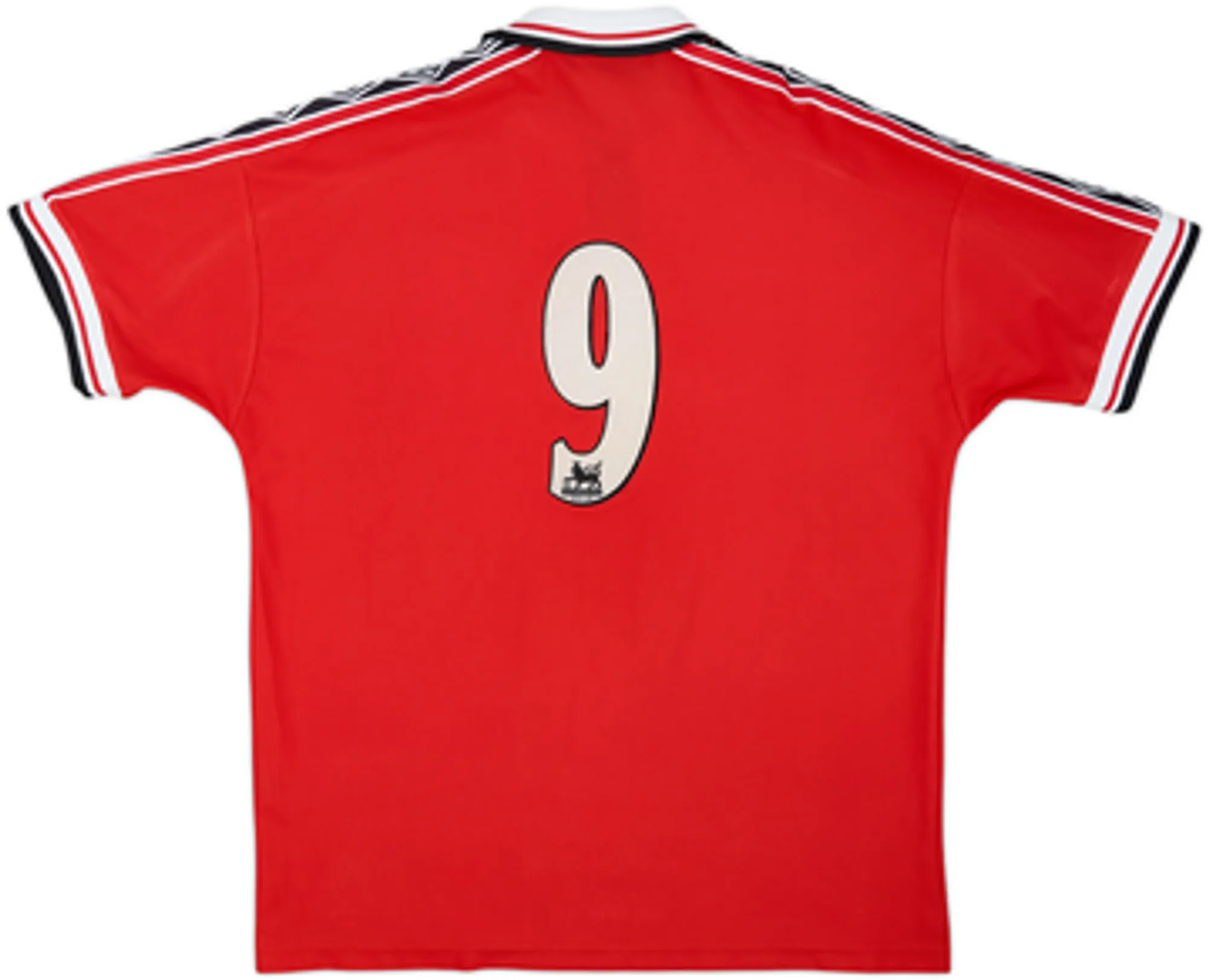 1998-00 Manchester United Home Shirt #9 - 8/10 - (XL)