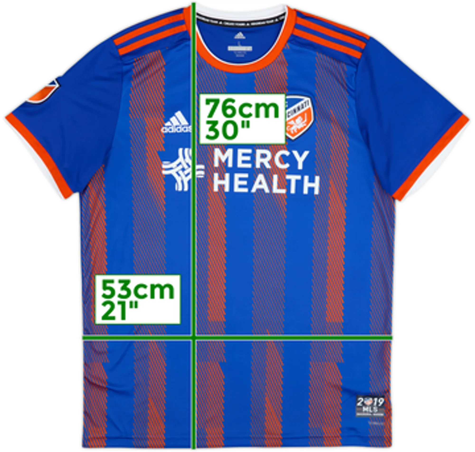 2019 FC Cincinnati Home Shirt - 8/10 - (L)