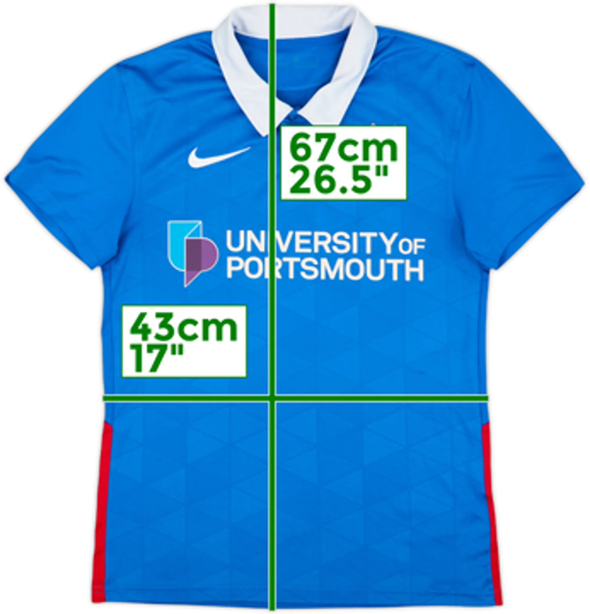 2020-21 Portsmouth Home Shirt - 8/10 - (S)