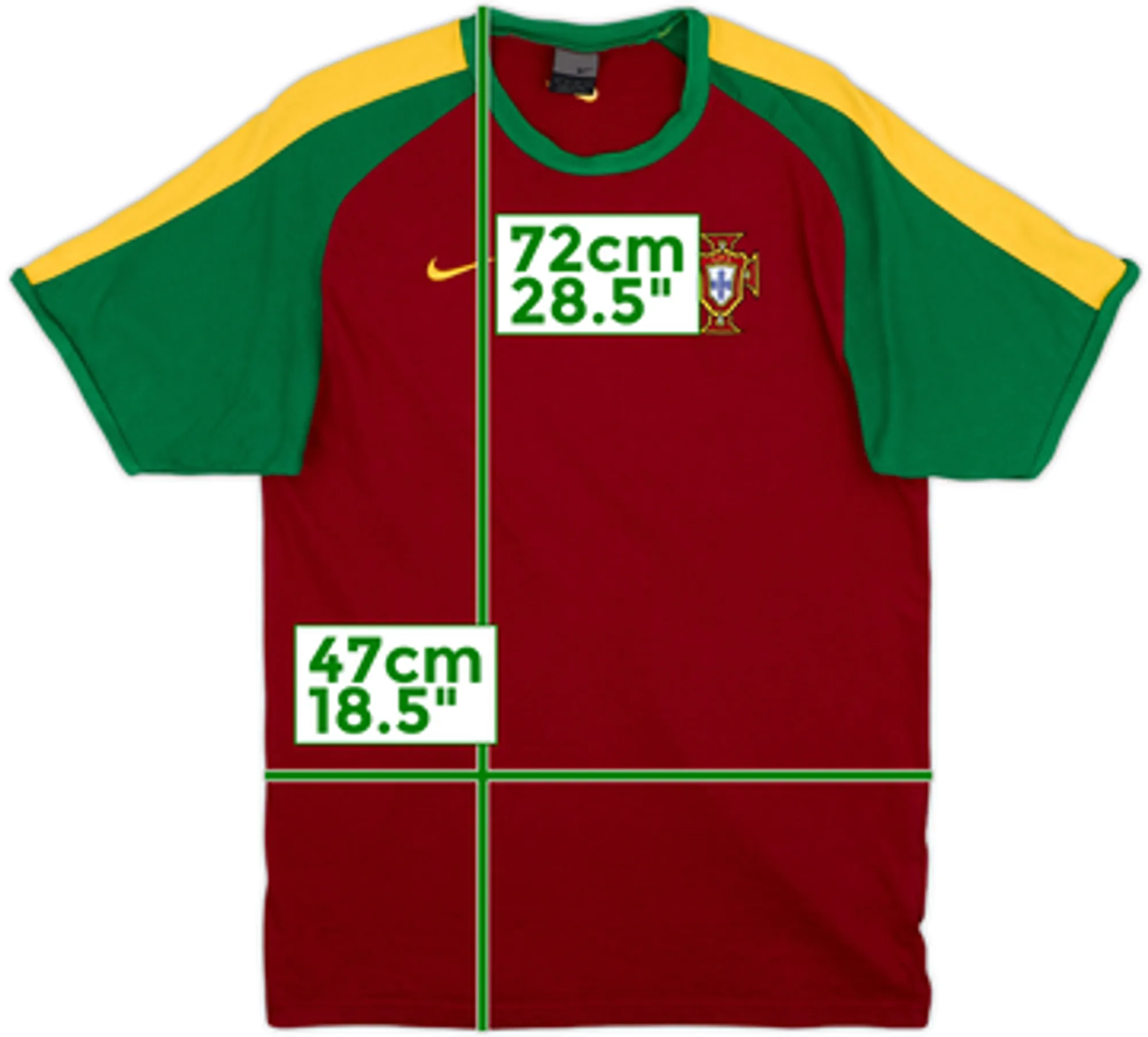 2002-04 Portugal Nike Cotton Tee - 10/10 - (S)