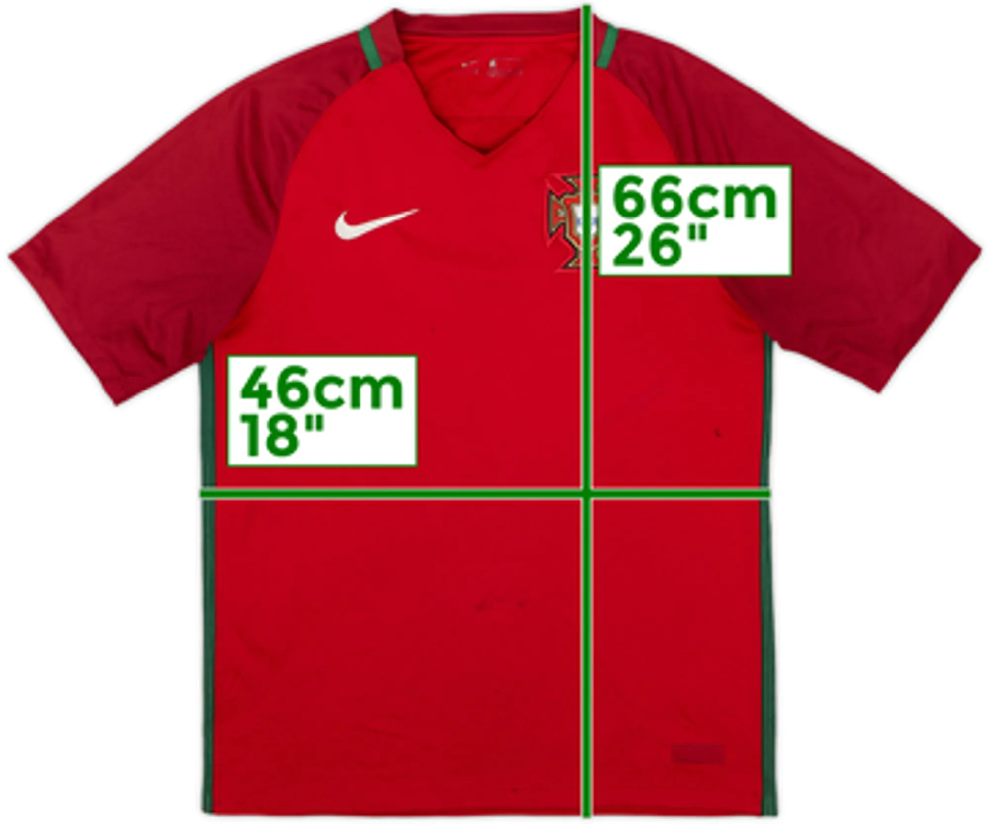 2016-18 Portugal Home Shirt - 4/10 - (S)