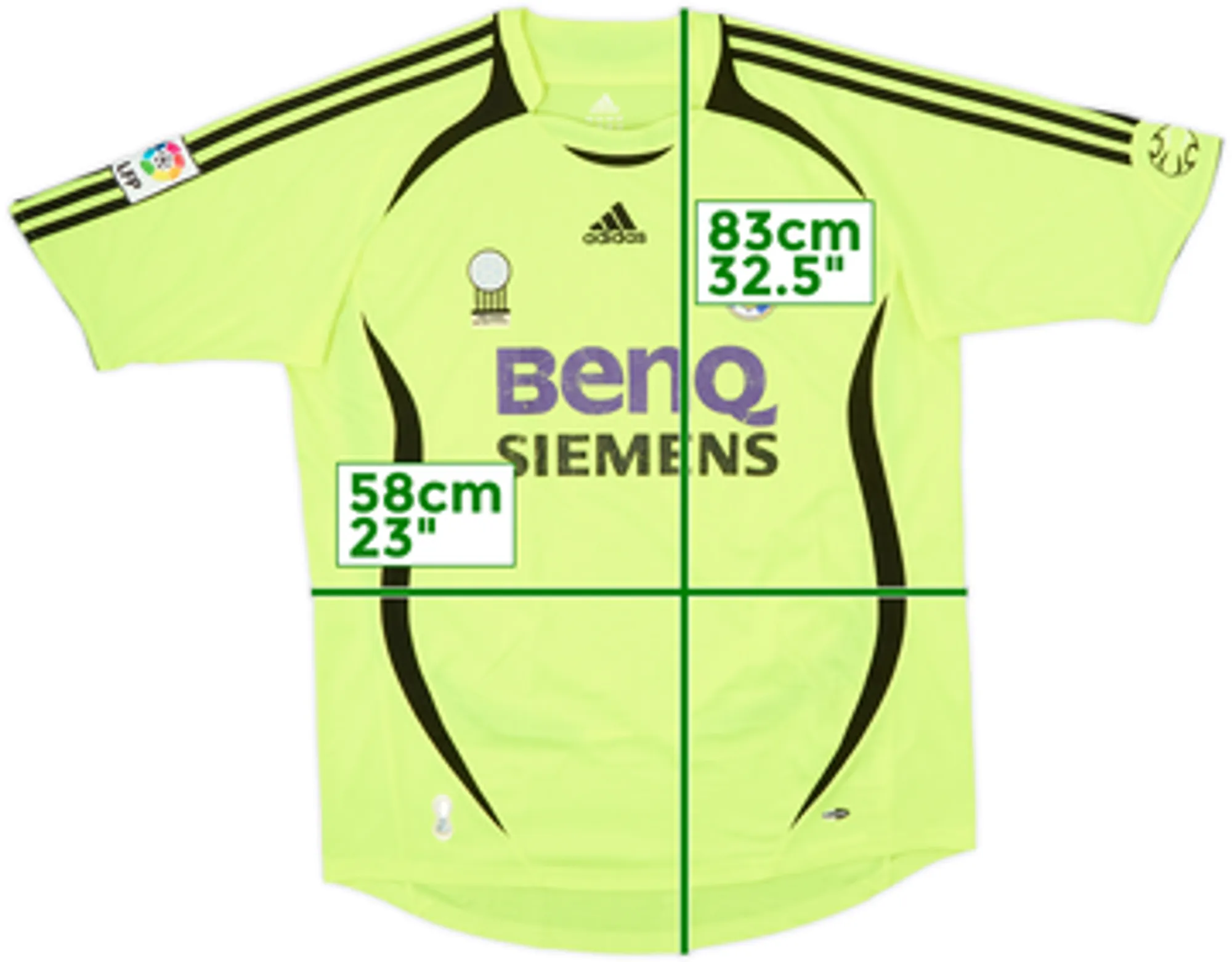 2006-07 Real Madrid GK S/S Shirt - 6/10 - (L)