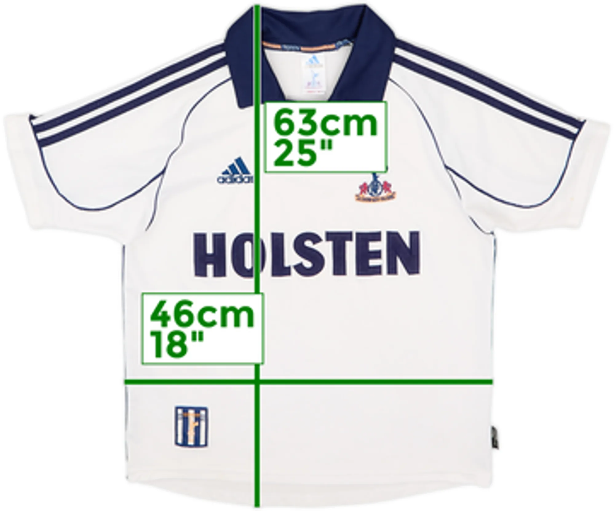 1999-01 Tottenham Home Shirt - 7/10 - (Y)