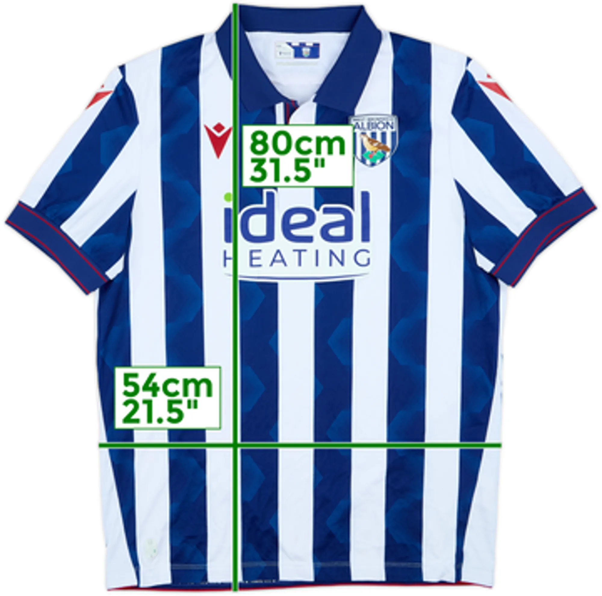2024-25 West Brom Home Shirt - 8/10 - (XXL)