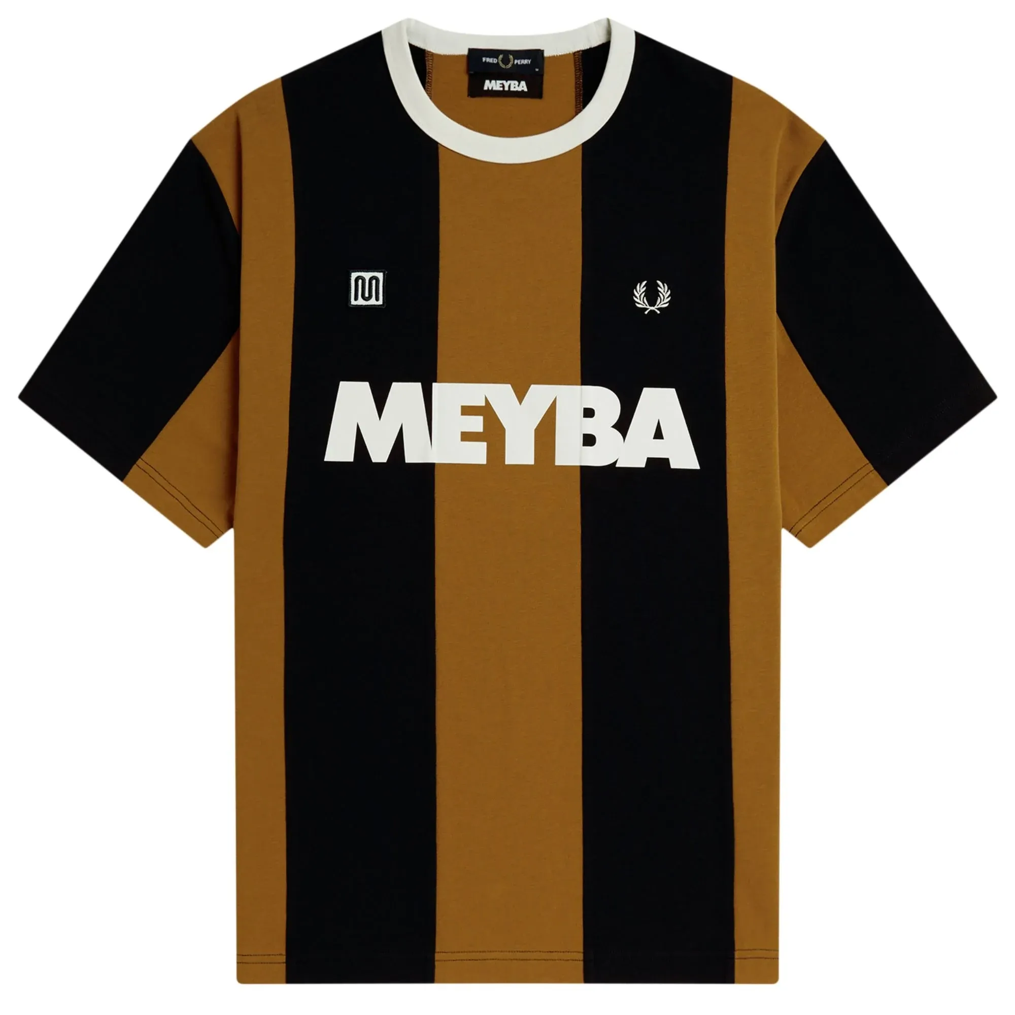 Fred Perry x Meyba T-Shirt - Dark Caramel S